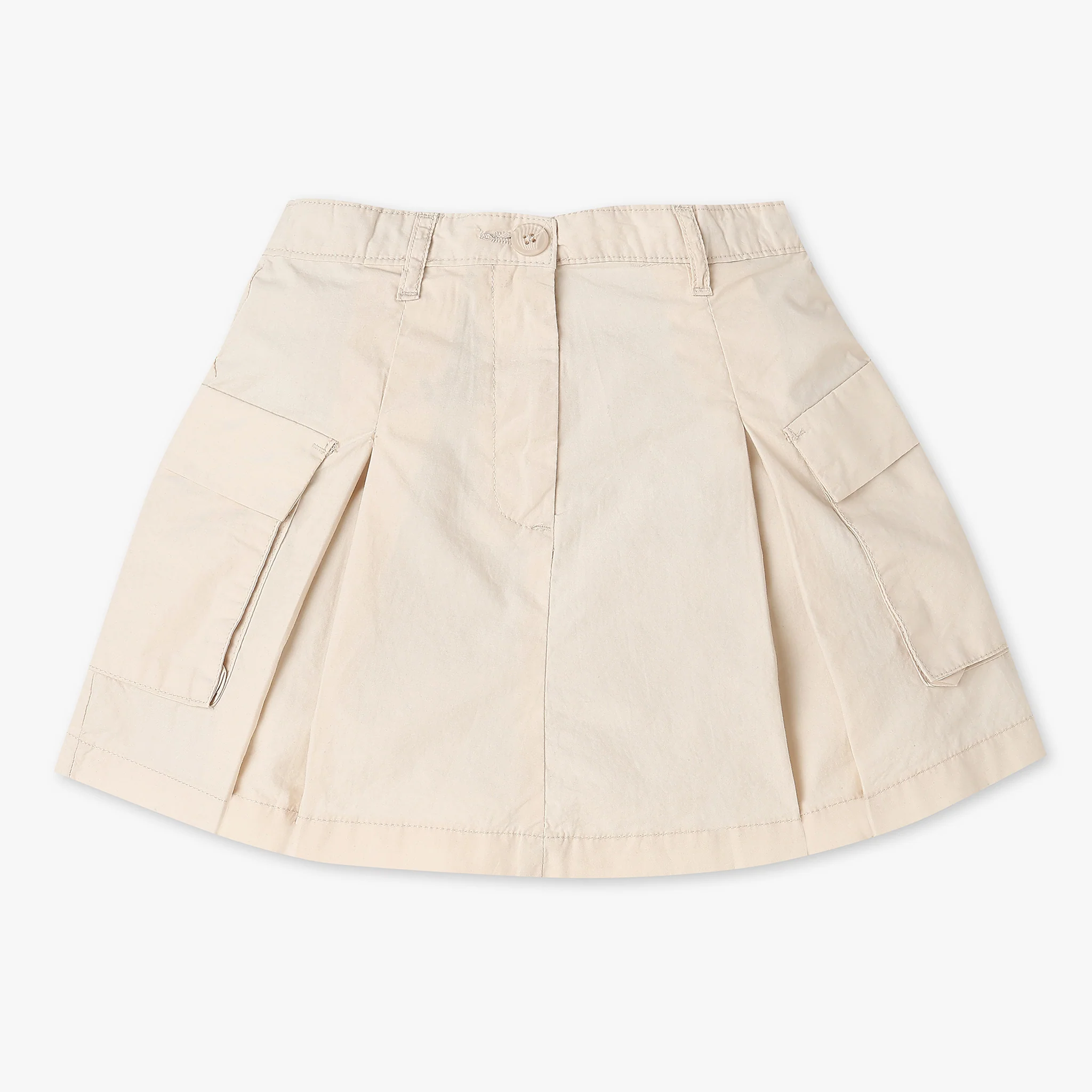 Girls Cotton Solid Skirt - Image 7