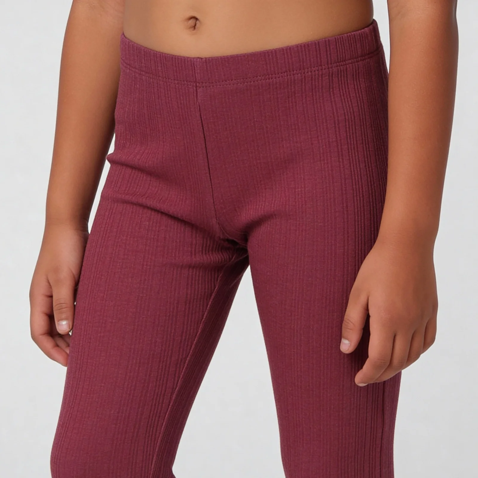 Girls Solid Slim Fit Palazzo Pants - Image 9