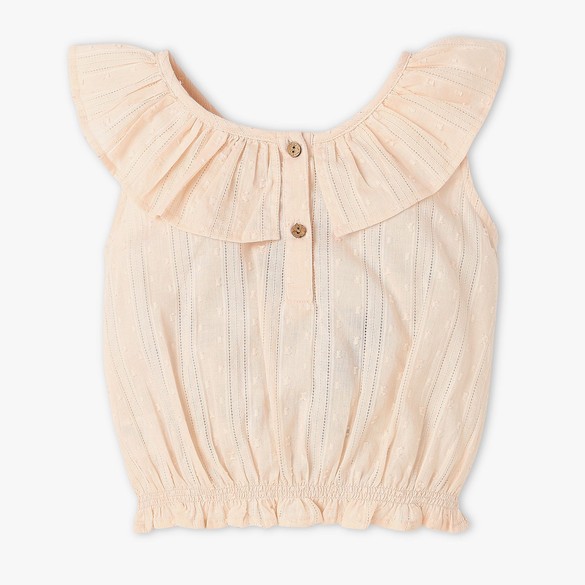 Girls Cotton Woven Sleeveless Top - Image 2