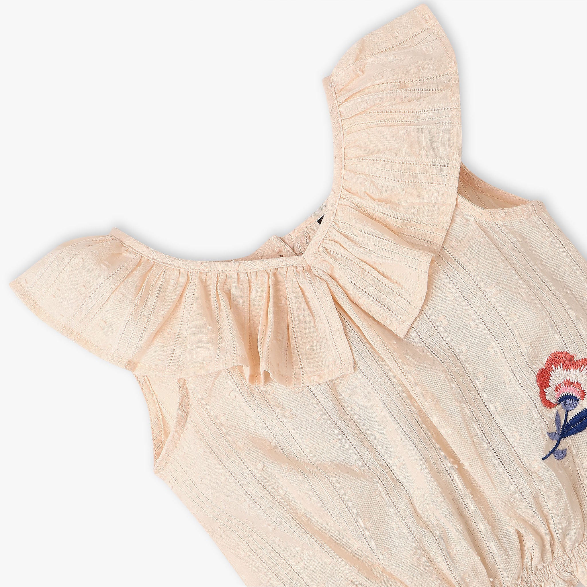 Girls Cotton Woven Sleeveless Top - Image 3