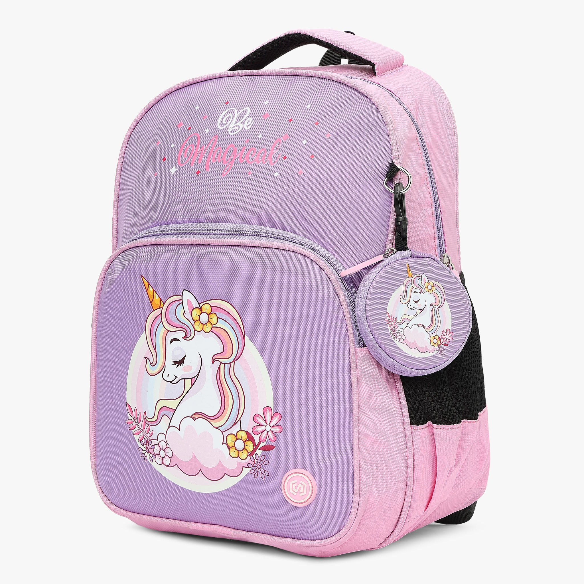 Girls Unicorn Print Backpack - Image 2