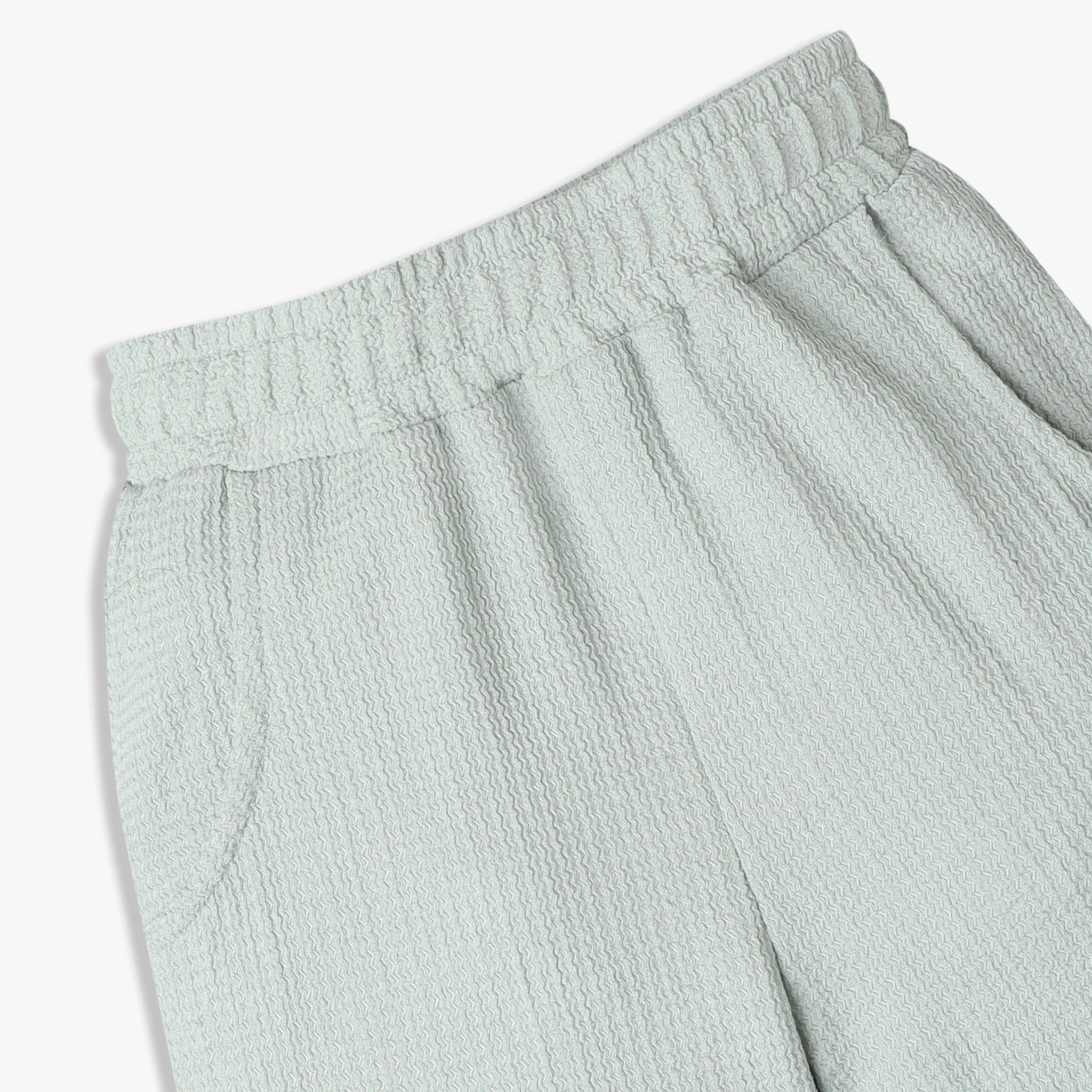 Girls Wide Leg Mid Rise Solid Full Length Trackpants - Image 9