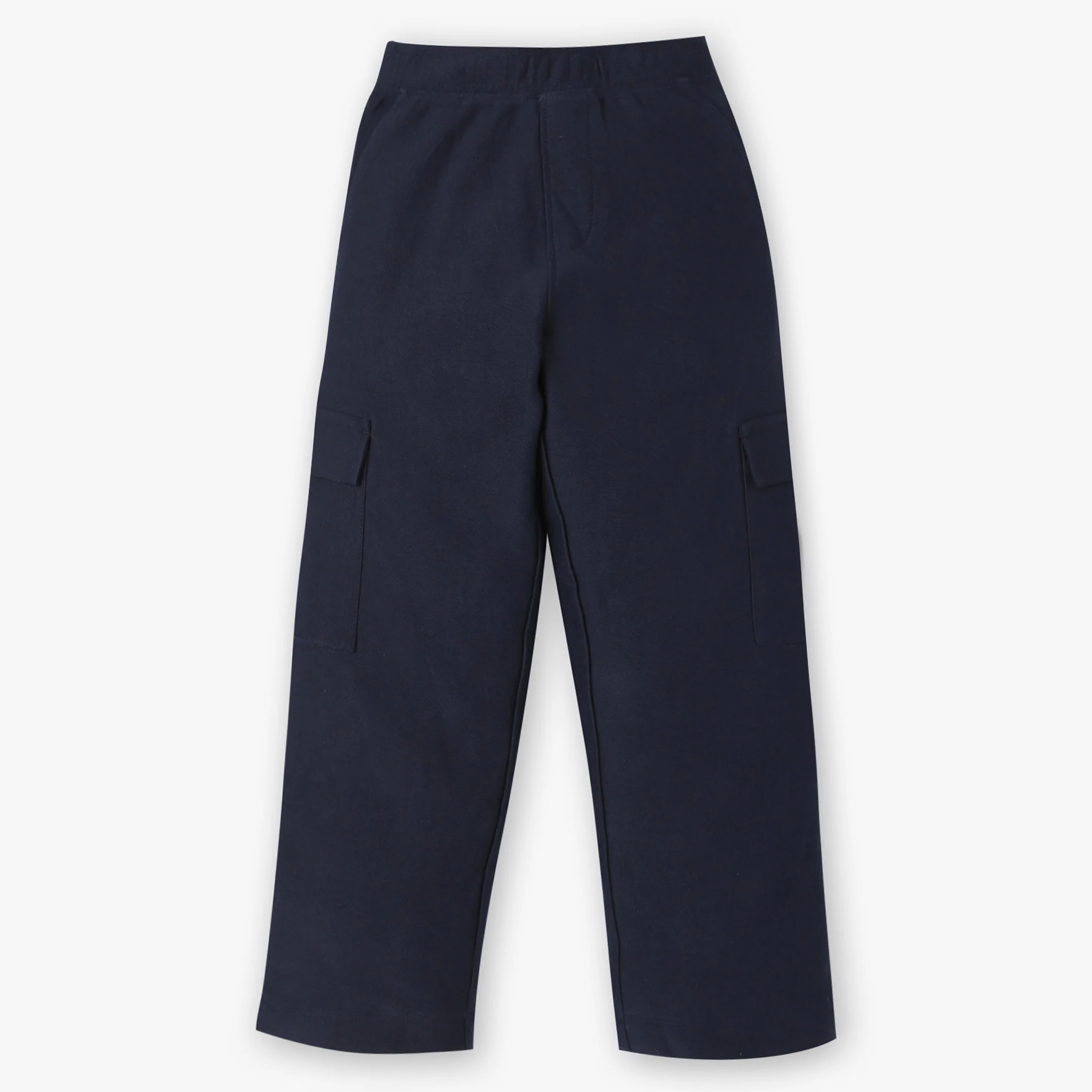 Girls Wide Leg Solid Trackpants - Image 2