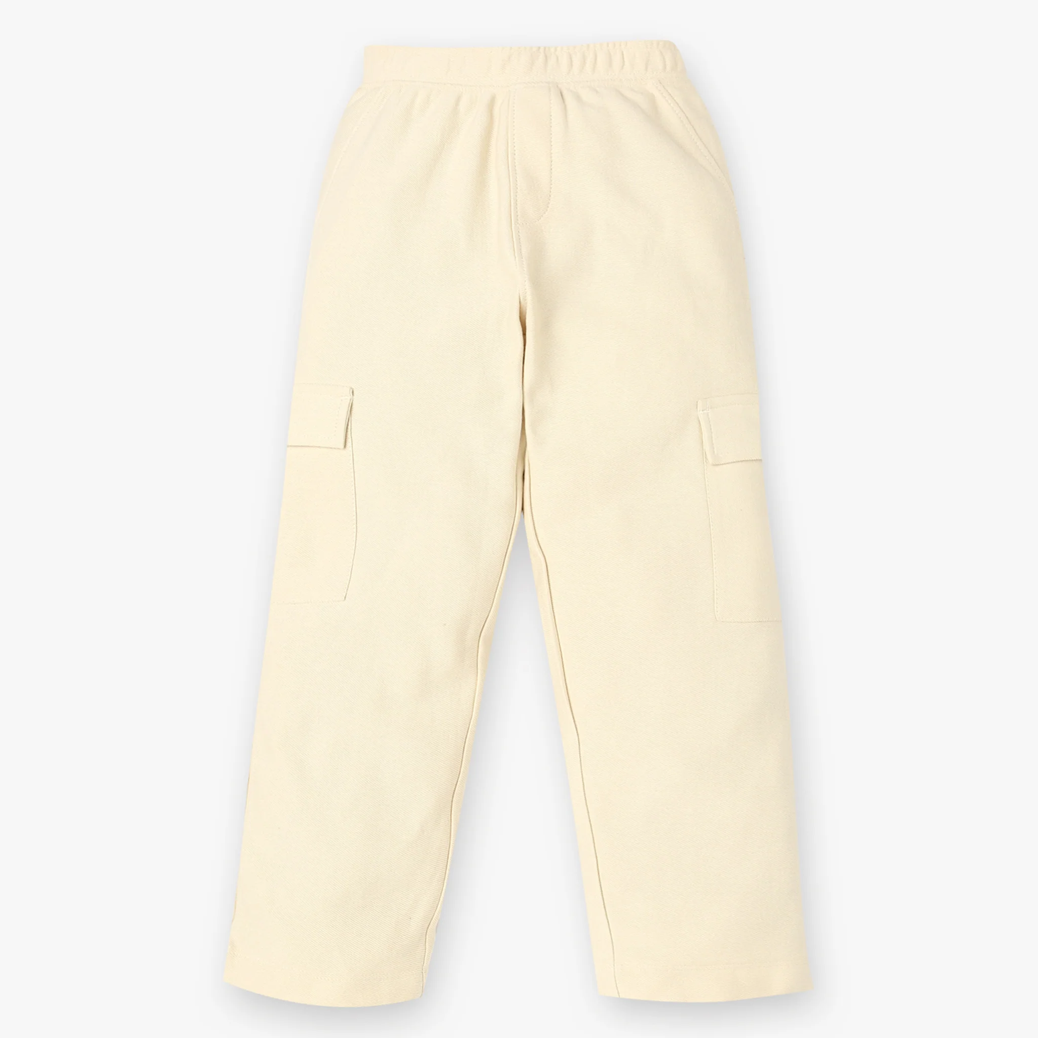 Girls Wide Leg Solid Trackpants - Image 3