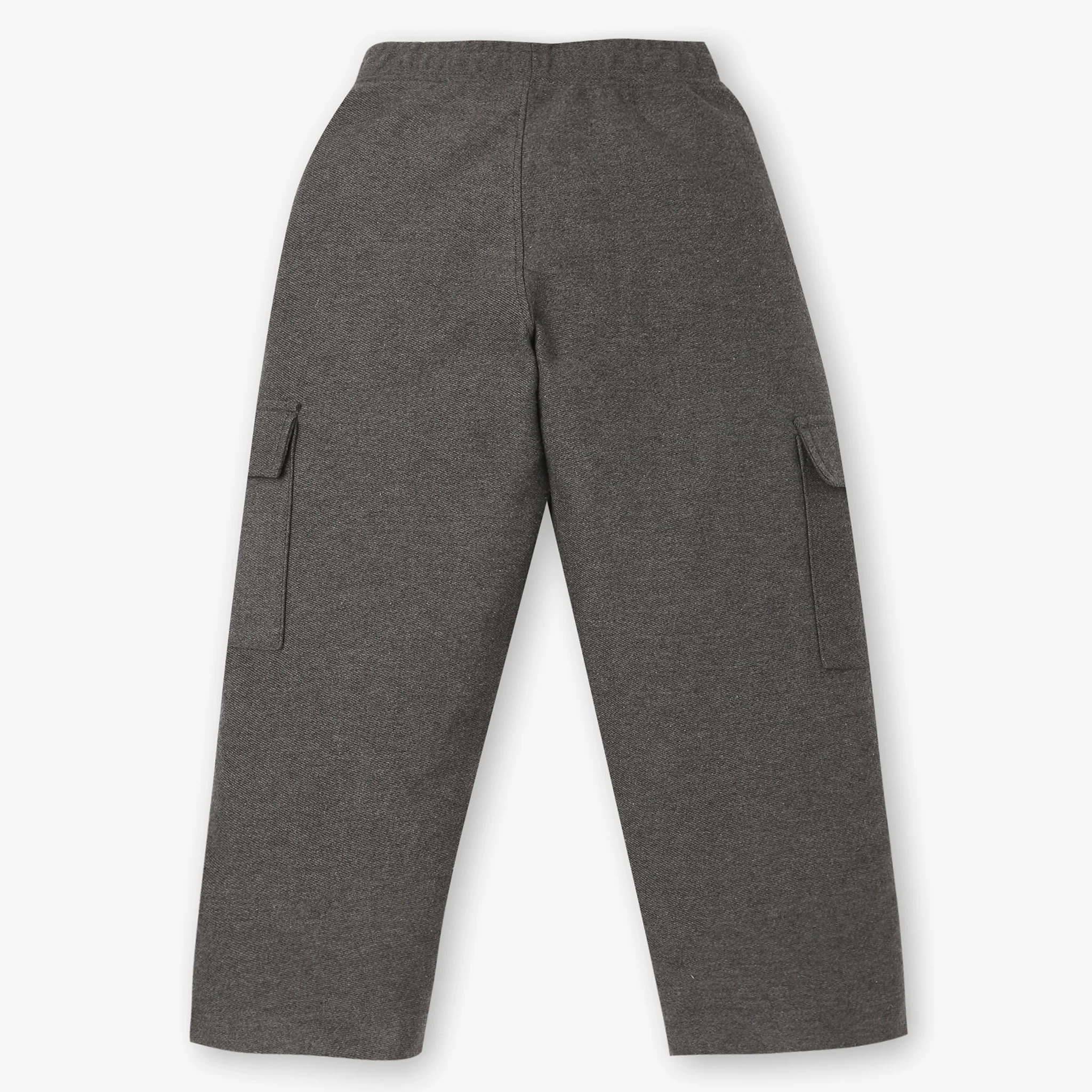 Girls Wide Leg Solid Trackpants - Image 4