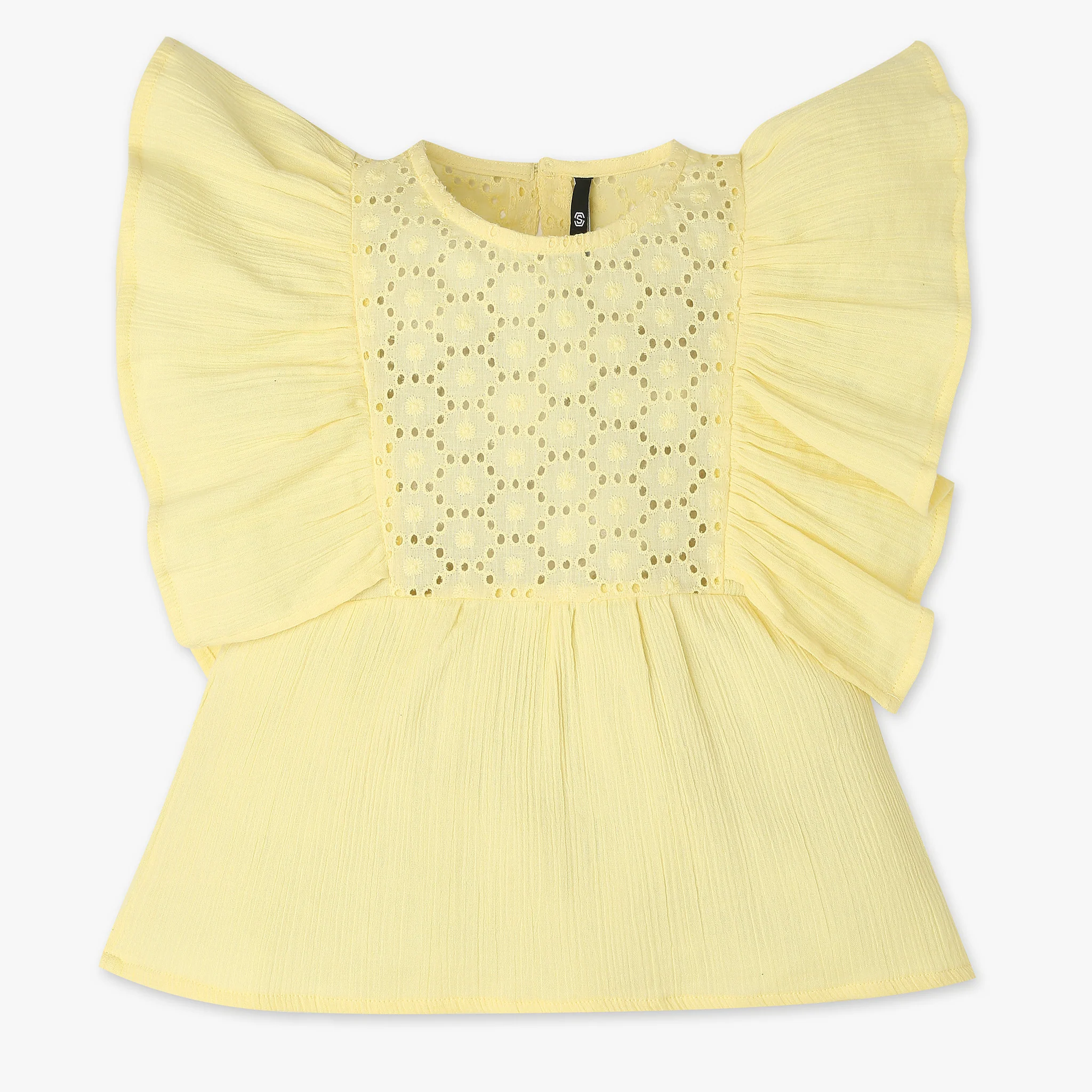 Girls Cotton Schiffi Top