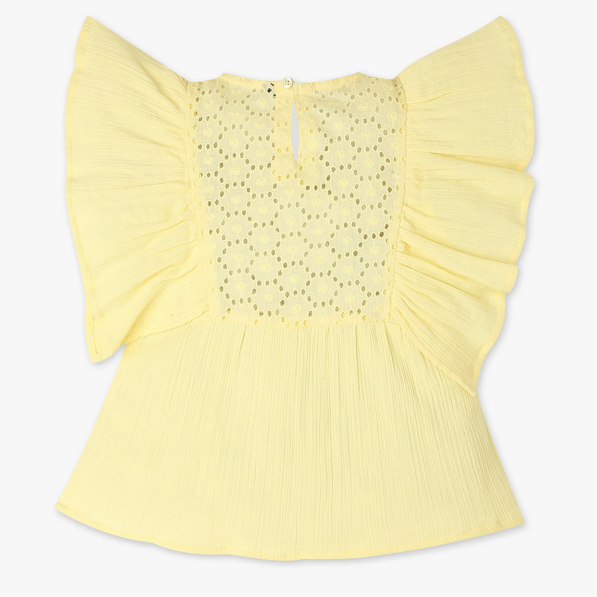 Girls Cotton Schiffi Top - Image 2