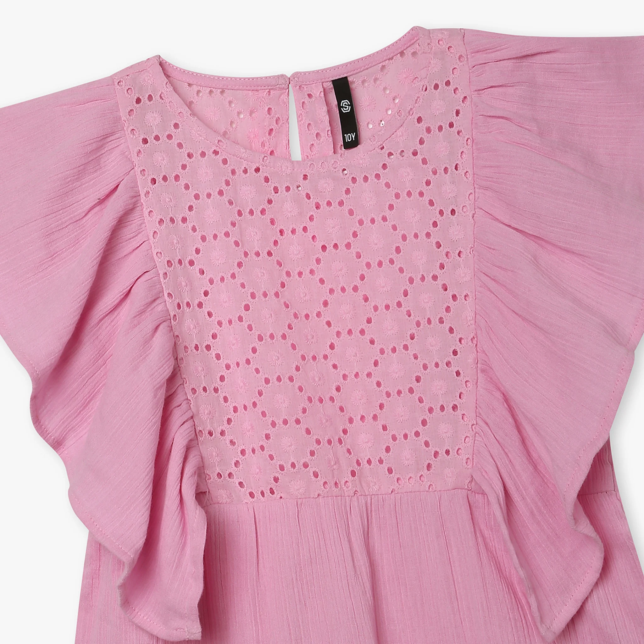 Girls Cotton Schiffi Top - Image 6