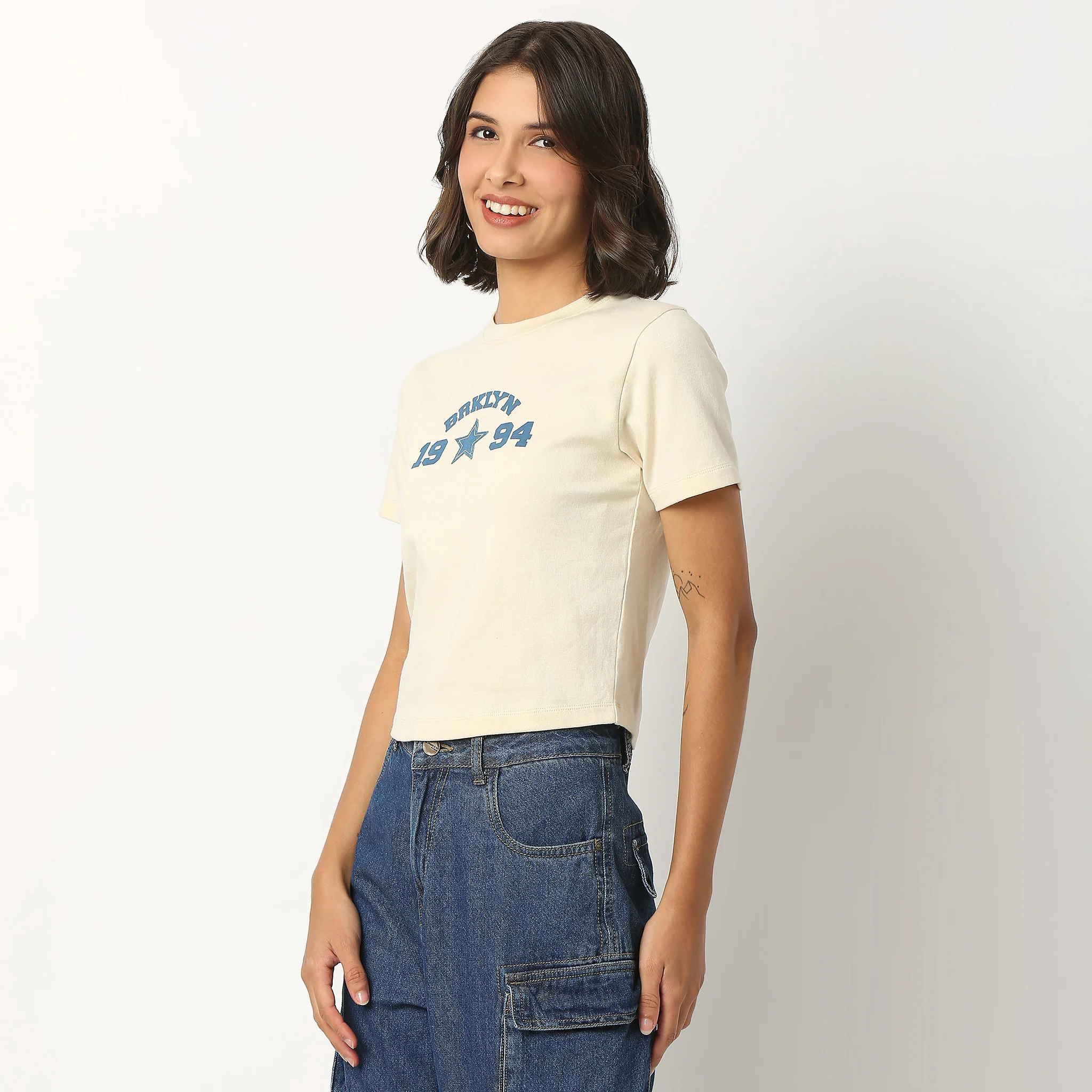 Graphic Betty Crop T-Shirt - Image 5