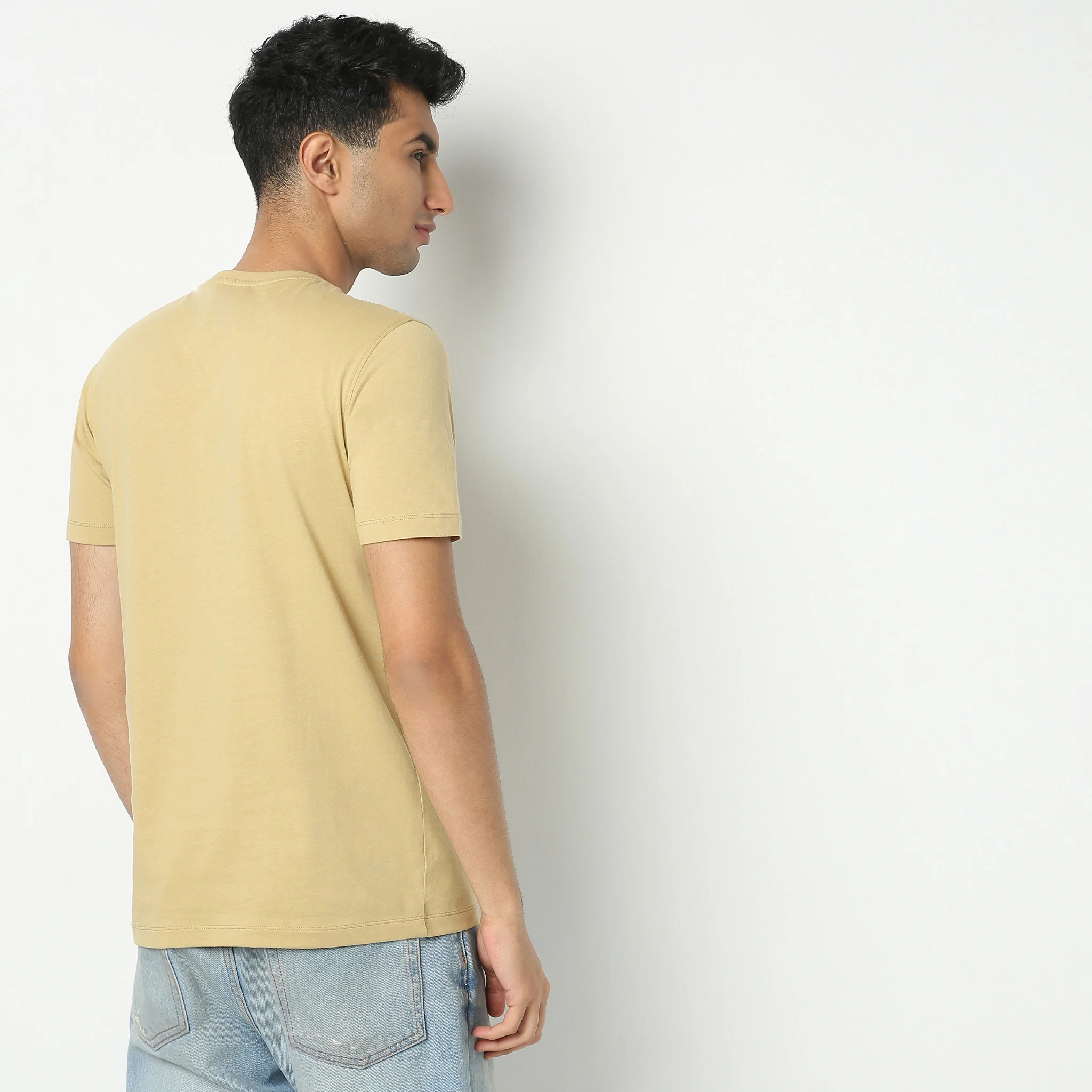 Graphic Cotton Crew Neck T-Shirt - Image 3
