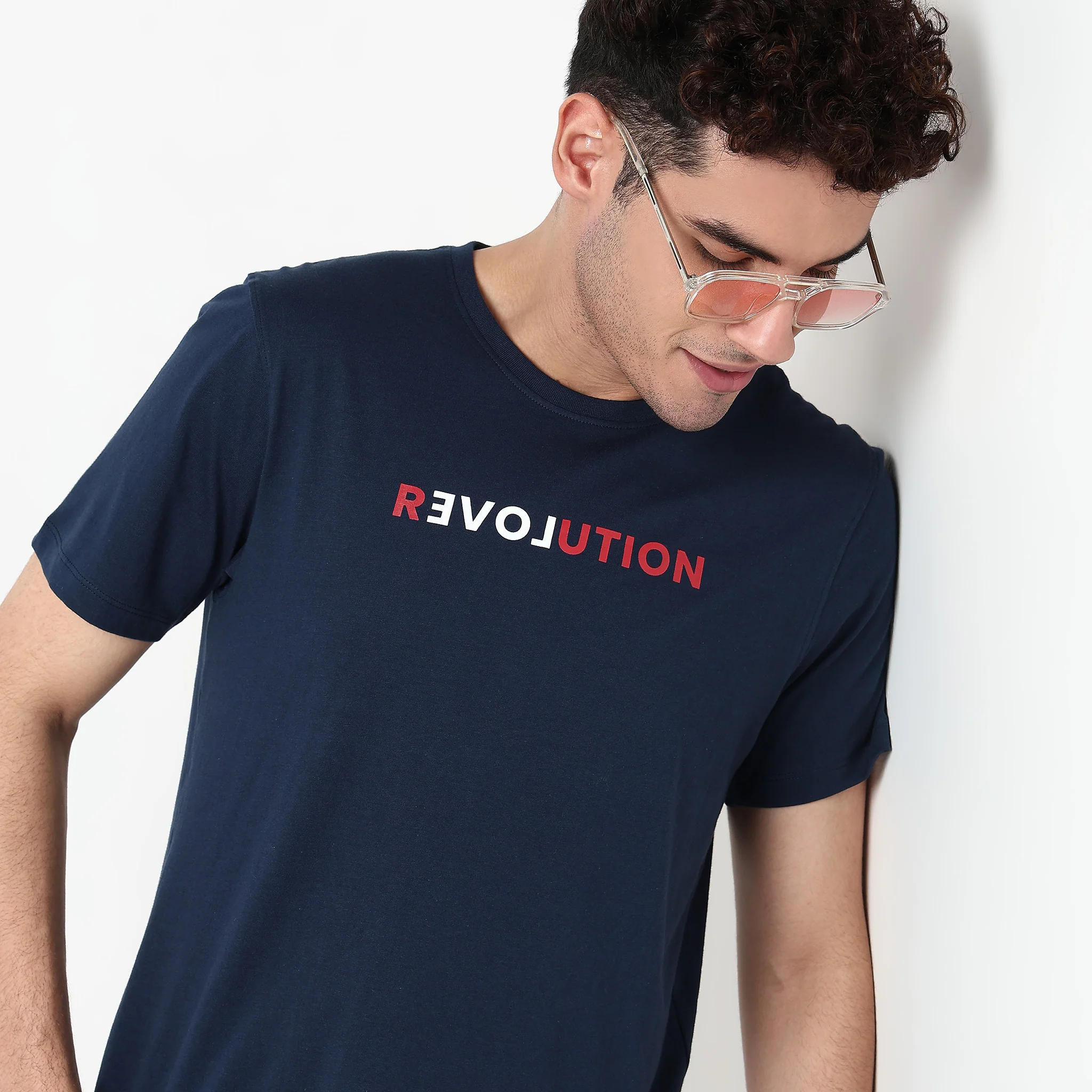 Crew Neck Cotton Graphitee