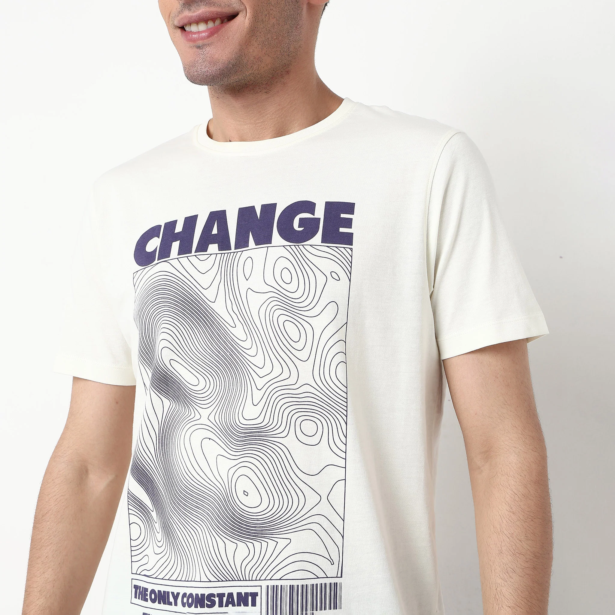 Crew Neck Cotton Graphitee - Image 4