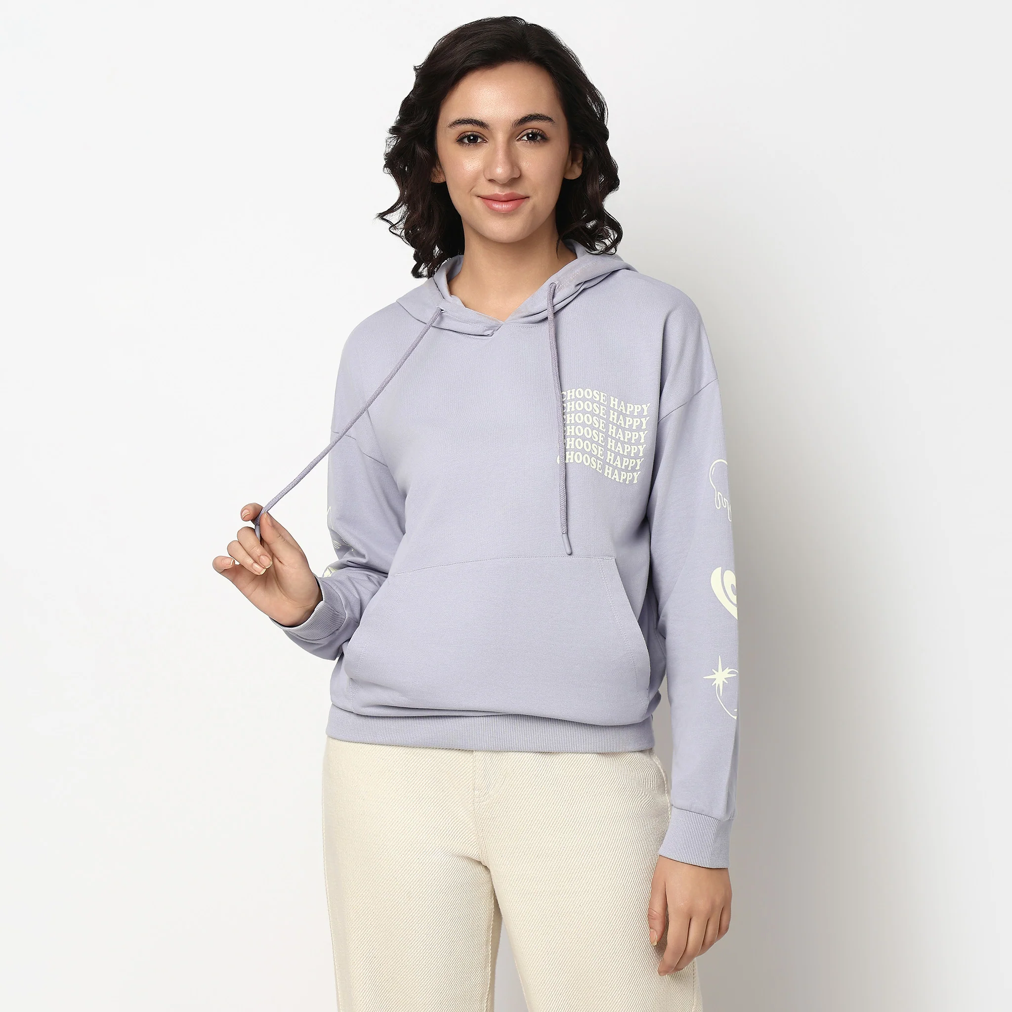Hoodie With Front And Back Print - Image 2