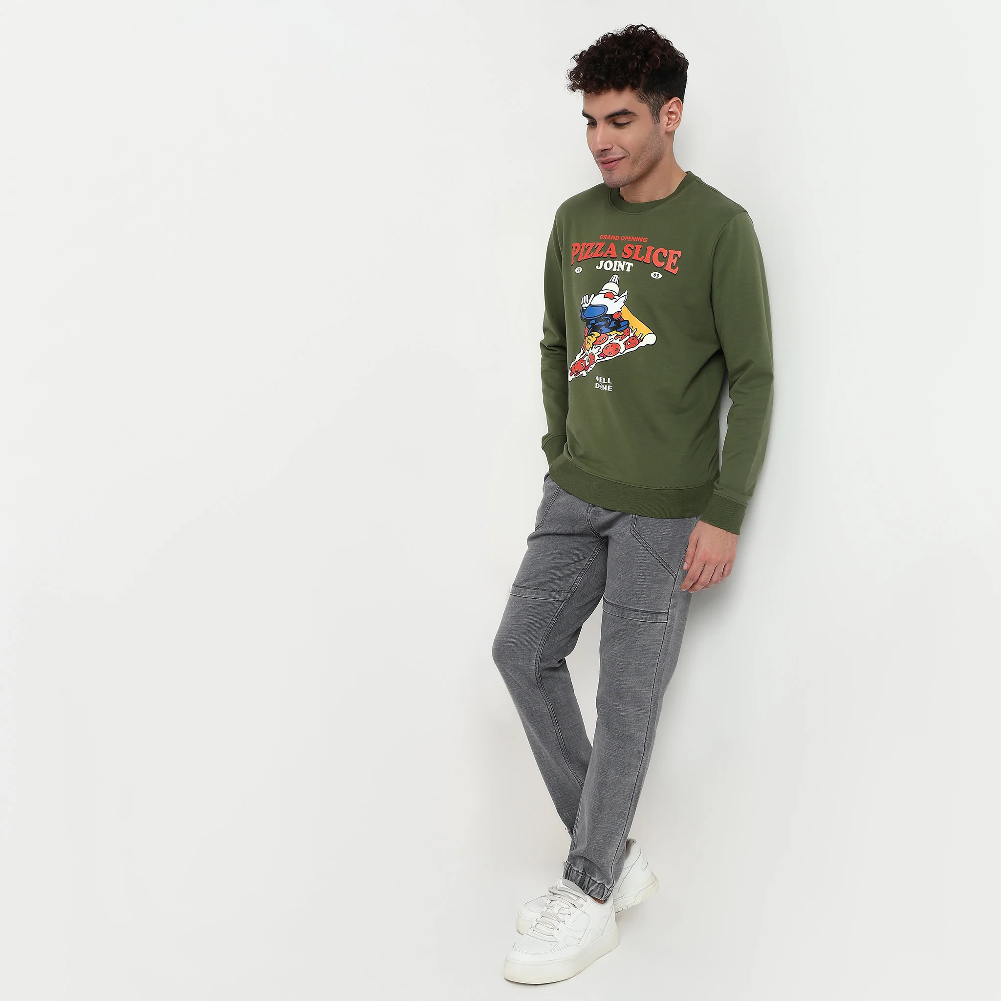 Graphic Popover Sweat Tee - Image 2
