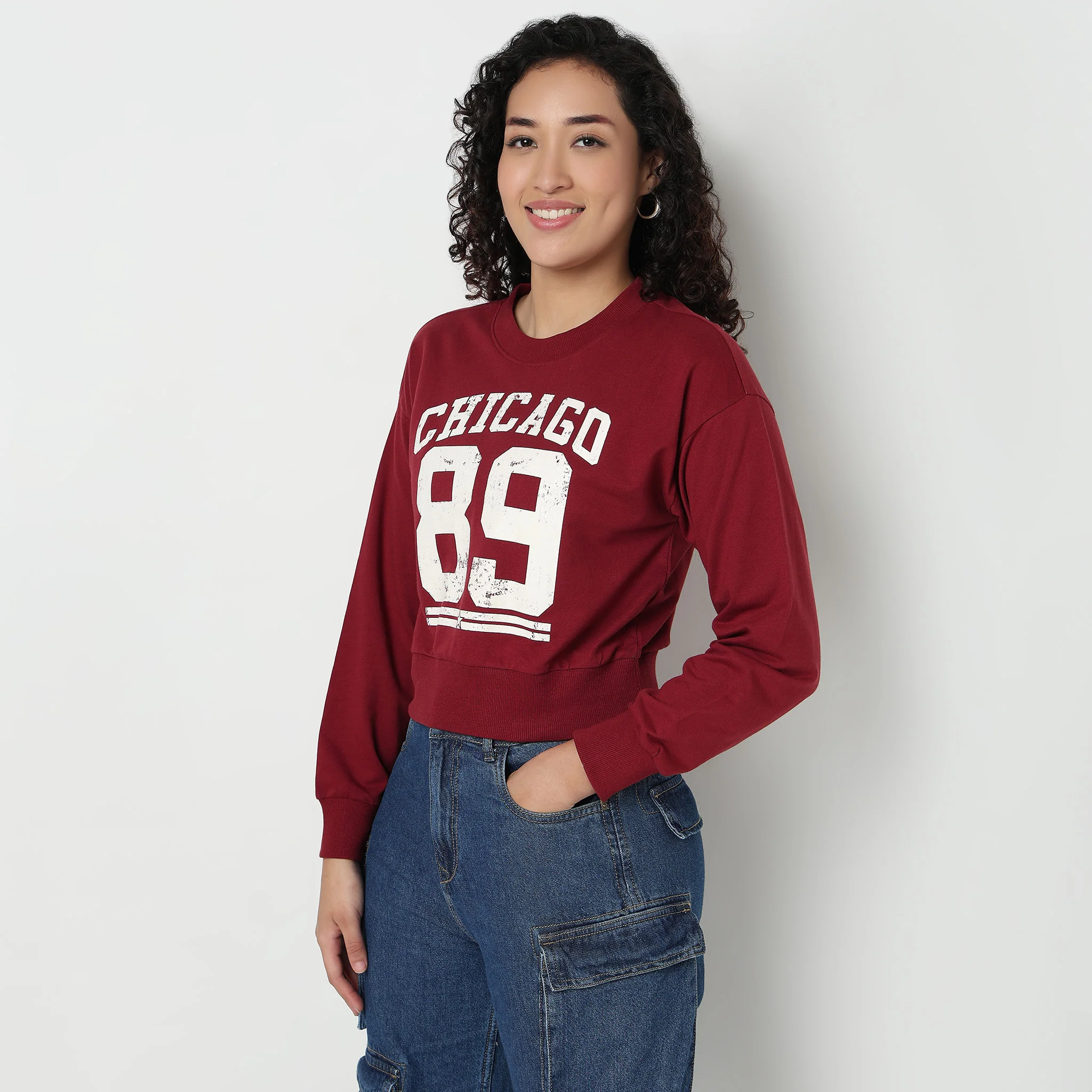 Graphic Cotton Sweat Tee - Image 5