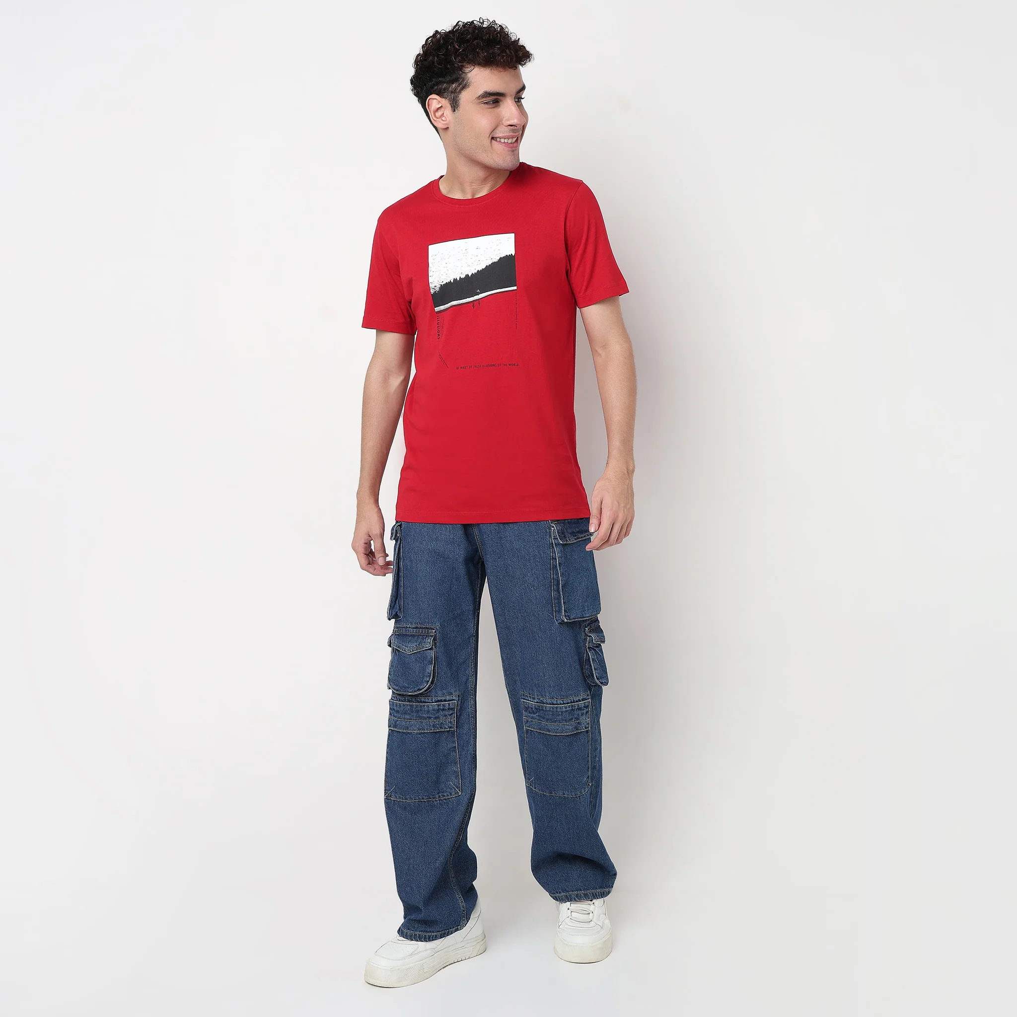 Cotton Crew Neck Graphitee - Image 2