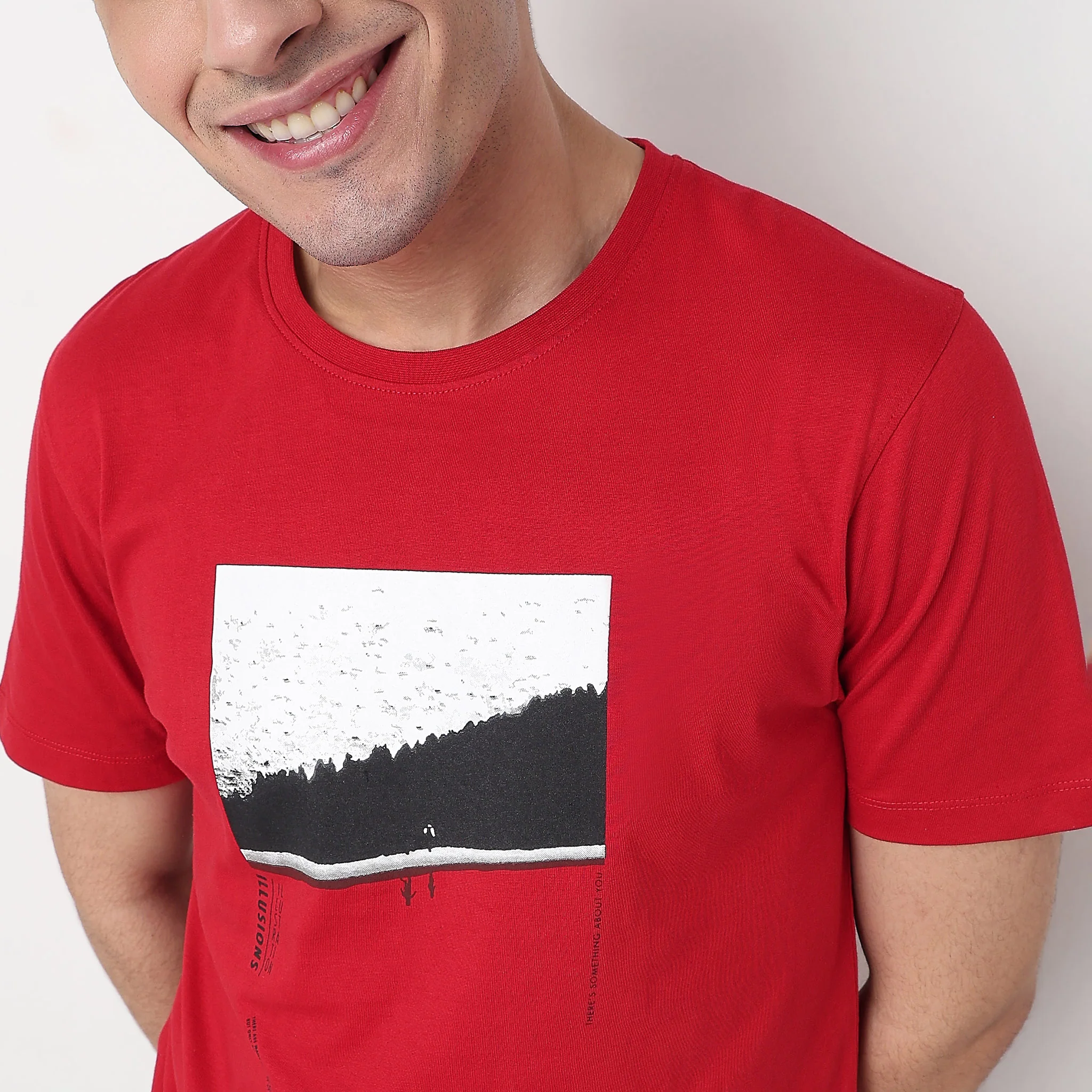 Cotton Crew Neck Graphitee - Image 4