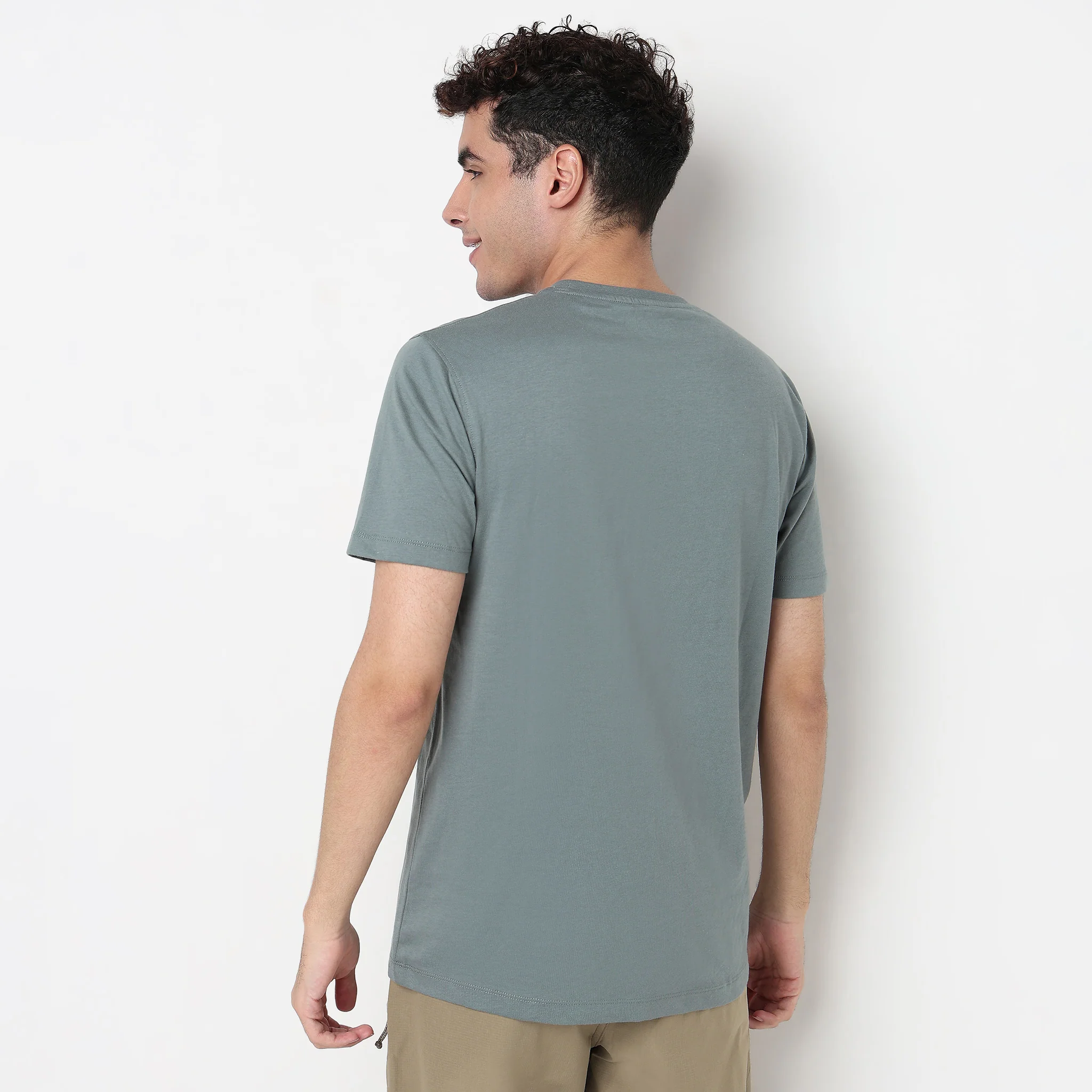 Cotton Crew Neck Graphitee - Image 3