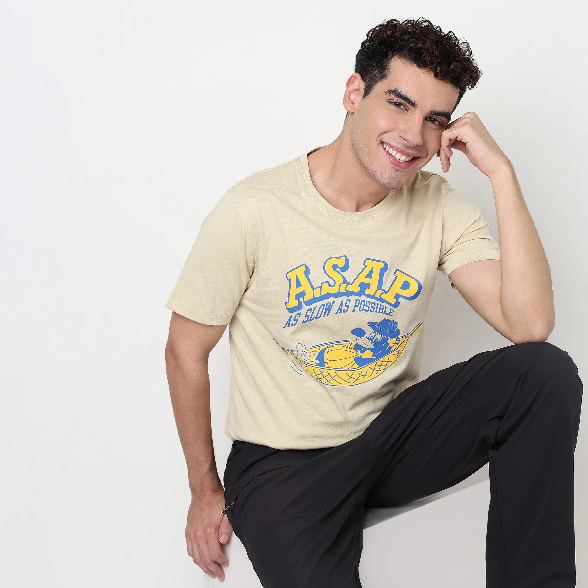 Cotton Crew Neck Graphitee - Image 2