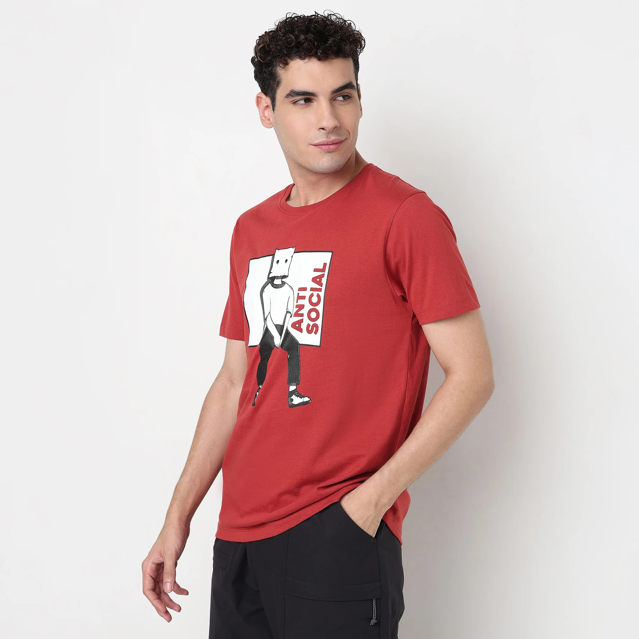Cotton Crew Neck Graphitee - Image 5