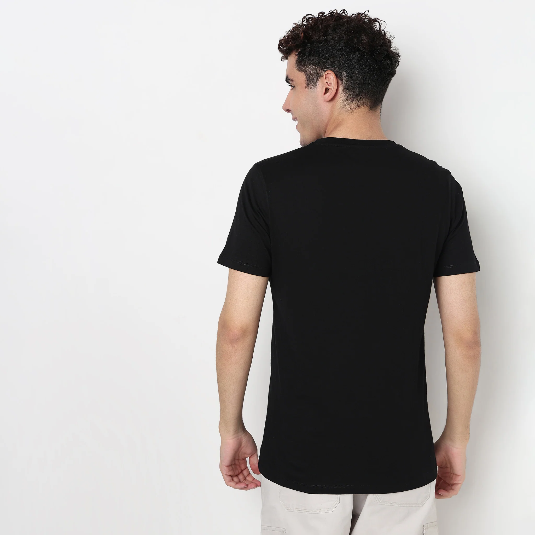 Cotton Crew Neck Graphitee - Image 3