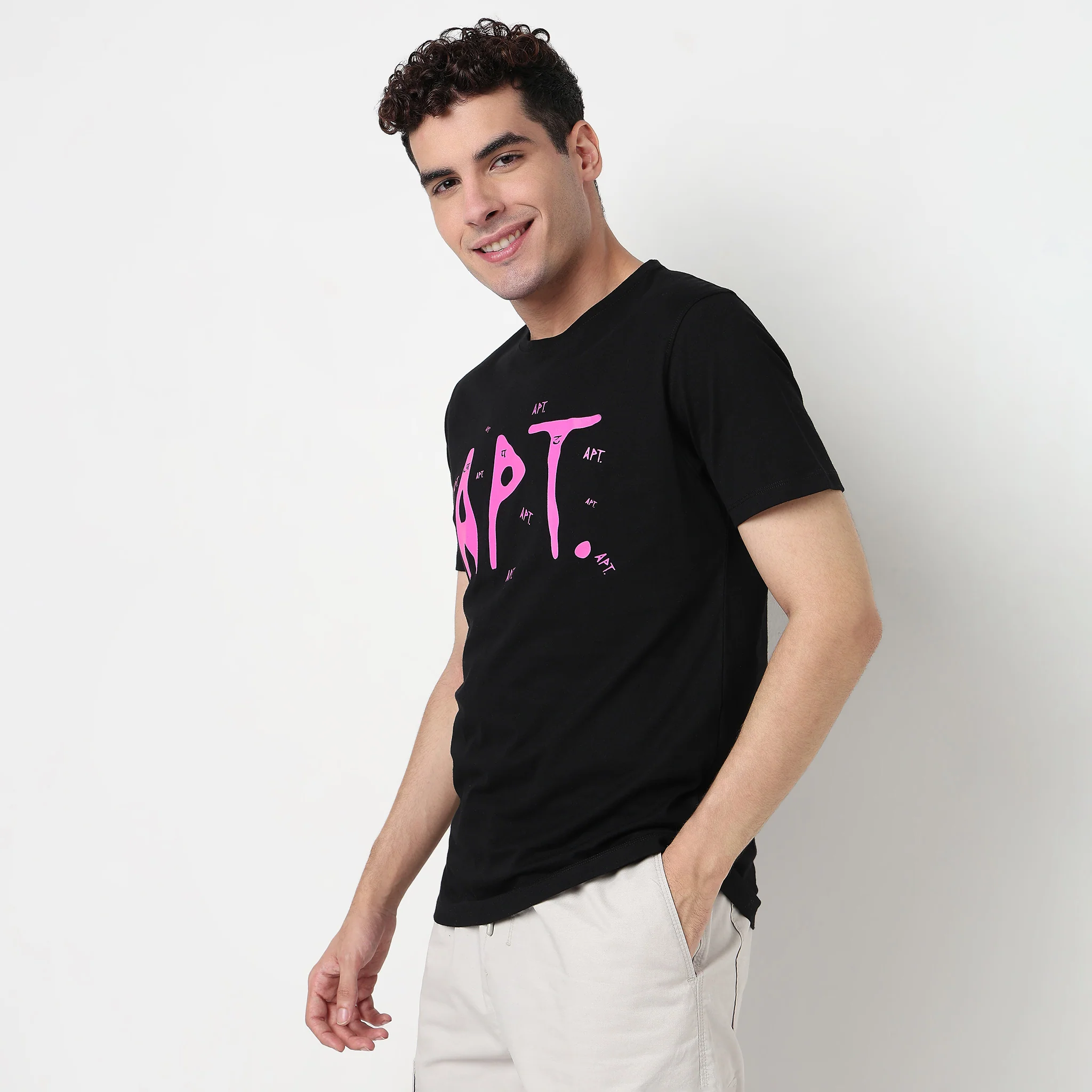 Cotton Crew Neck Graphitee - Image 5