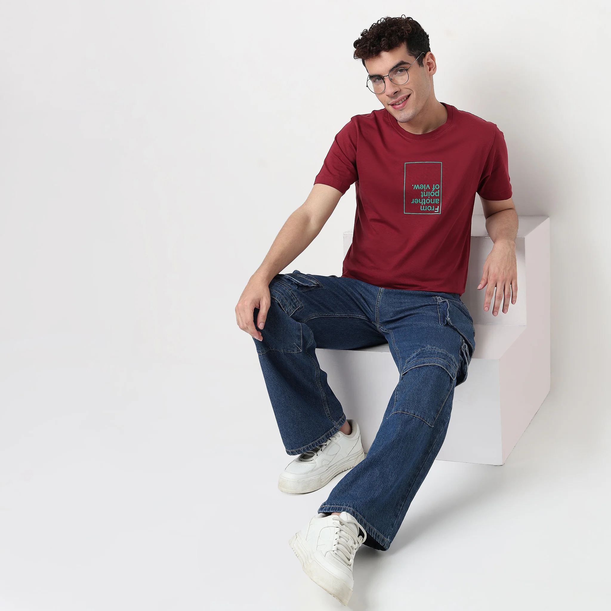 Cotton Crew Neck Graphitee