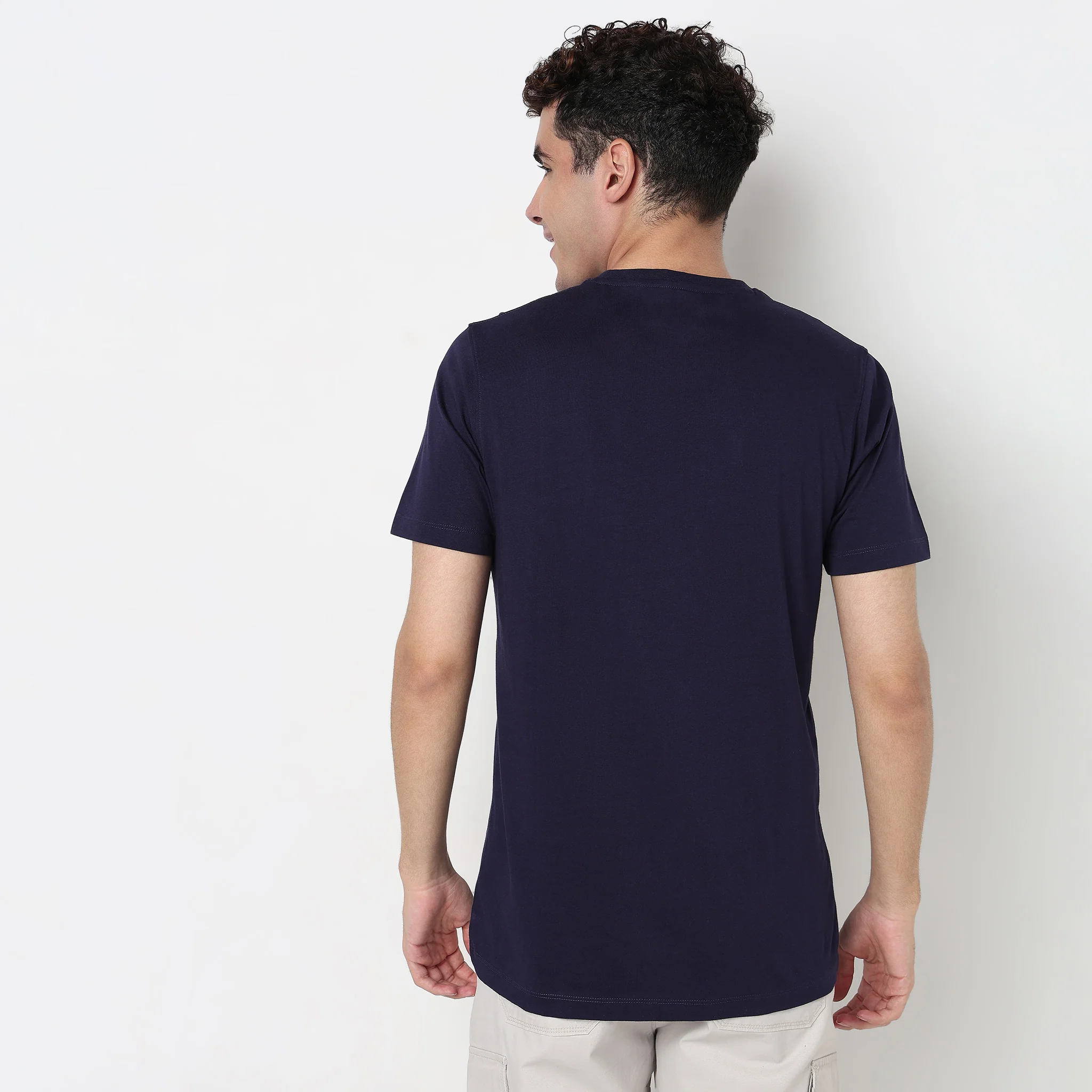 Cotton Crew Neck Graphitee - Image 3
