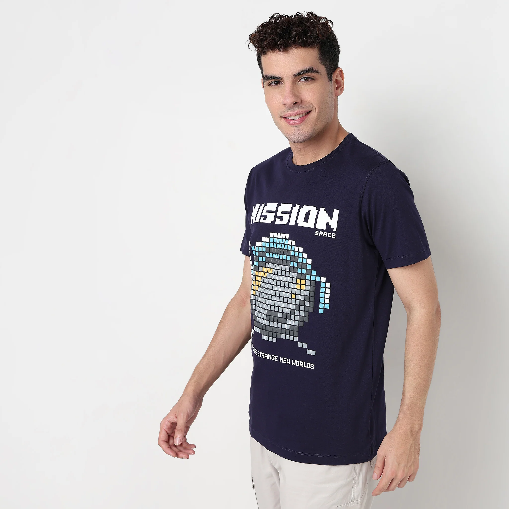 Cotton Crew Neck Graphitee - Image 5
