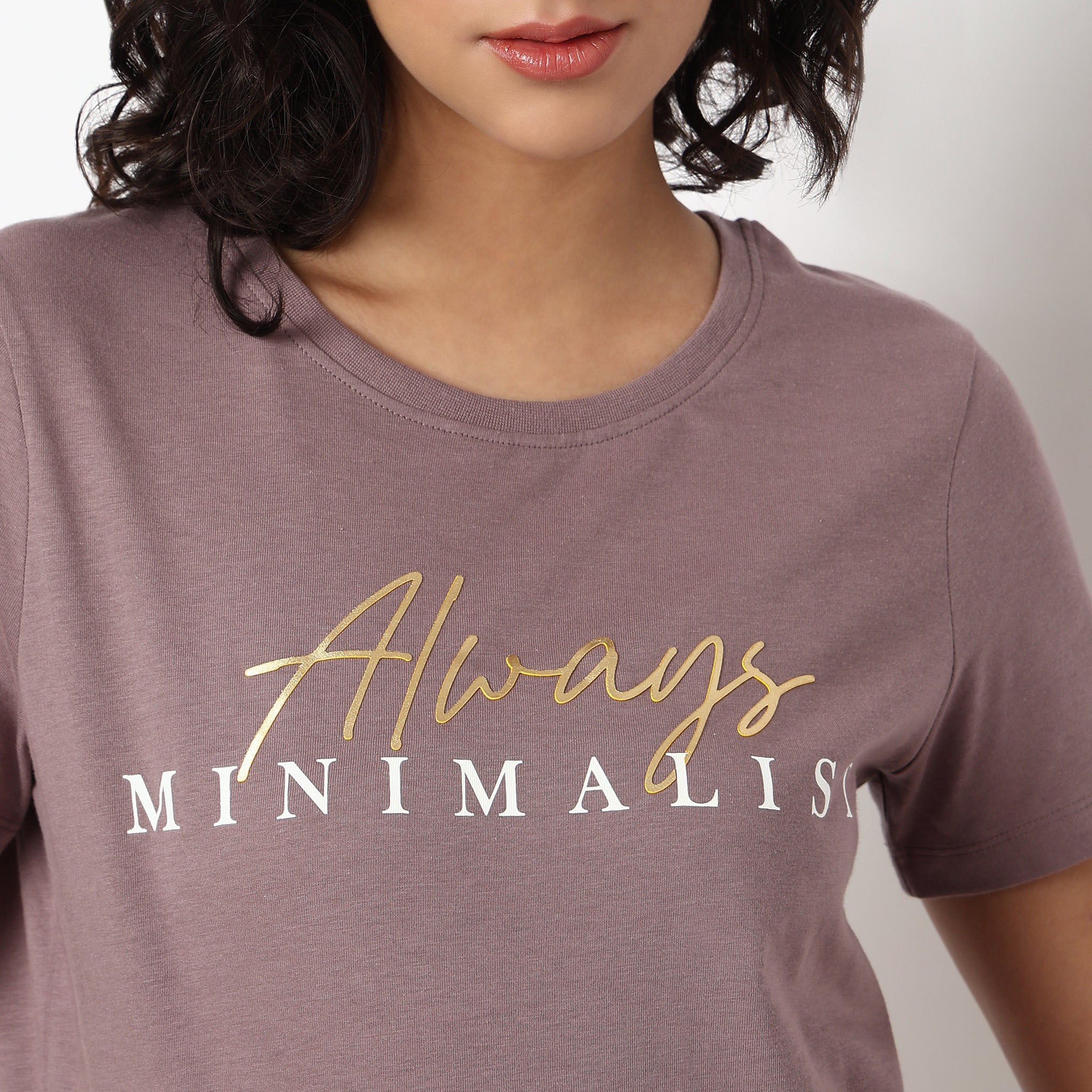 Graphic Cotton Crew Neck T-Shirt - Image 4
