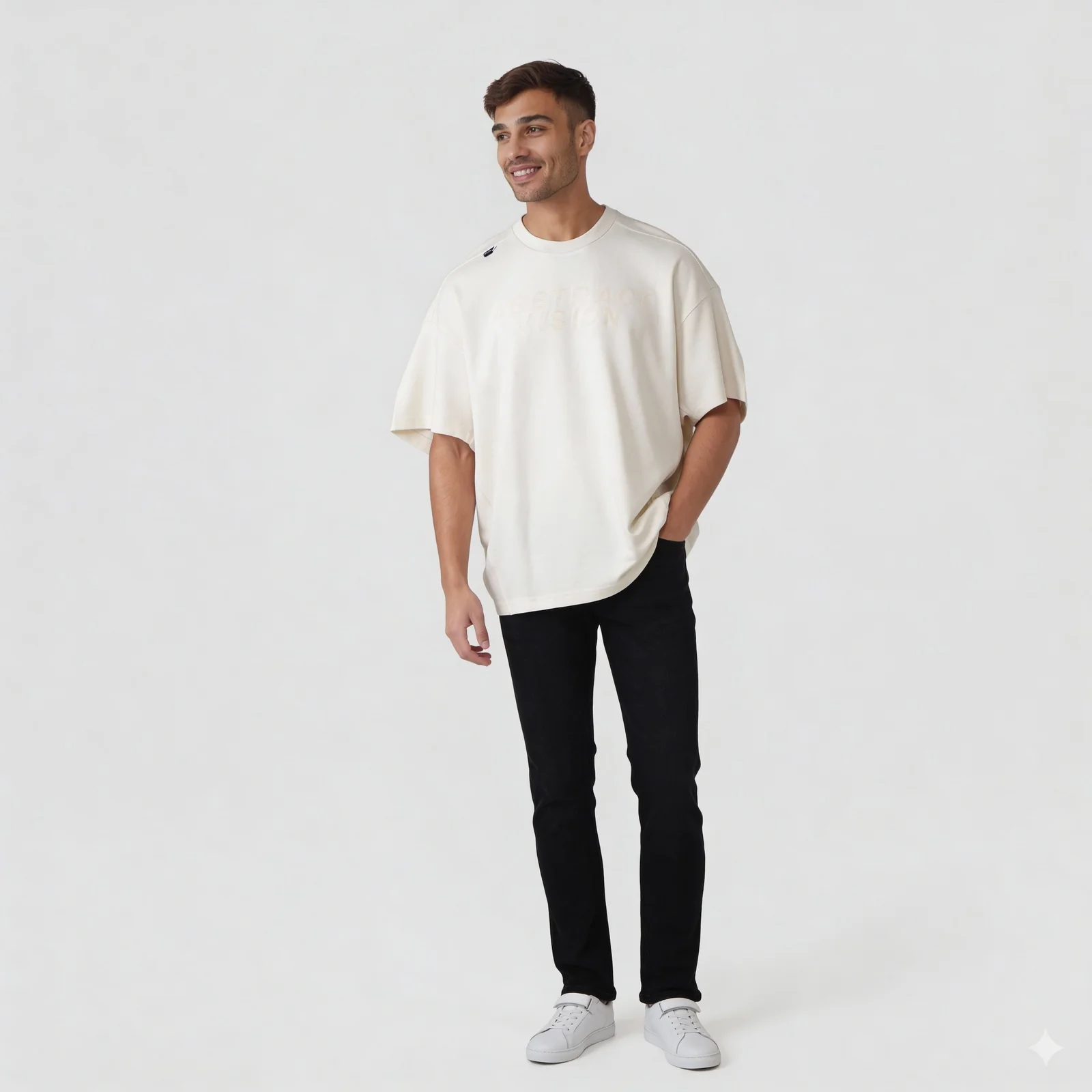 Graphic Crew Neck Oversize T-Shirt - Image 6