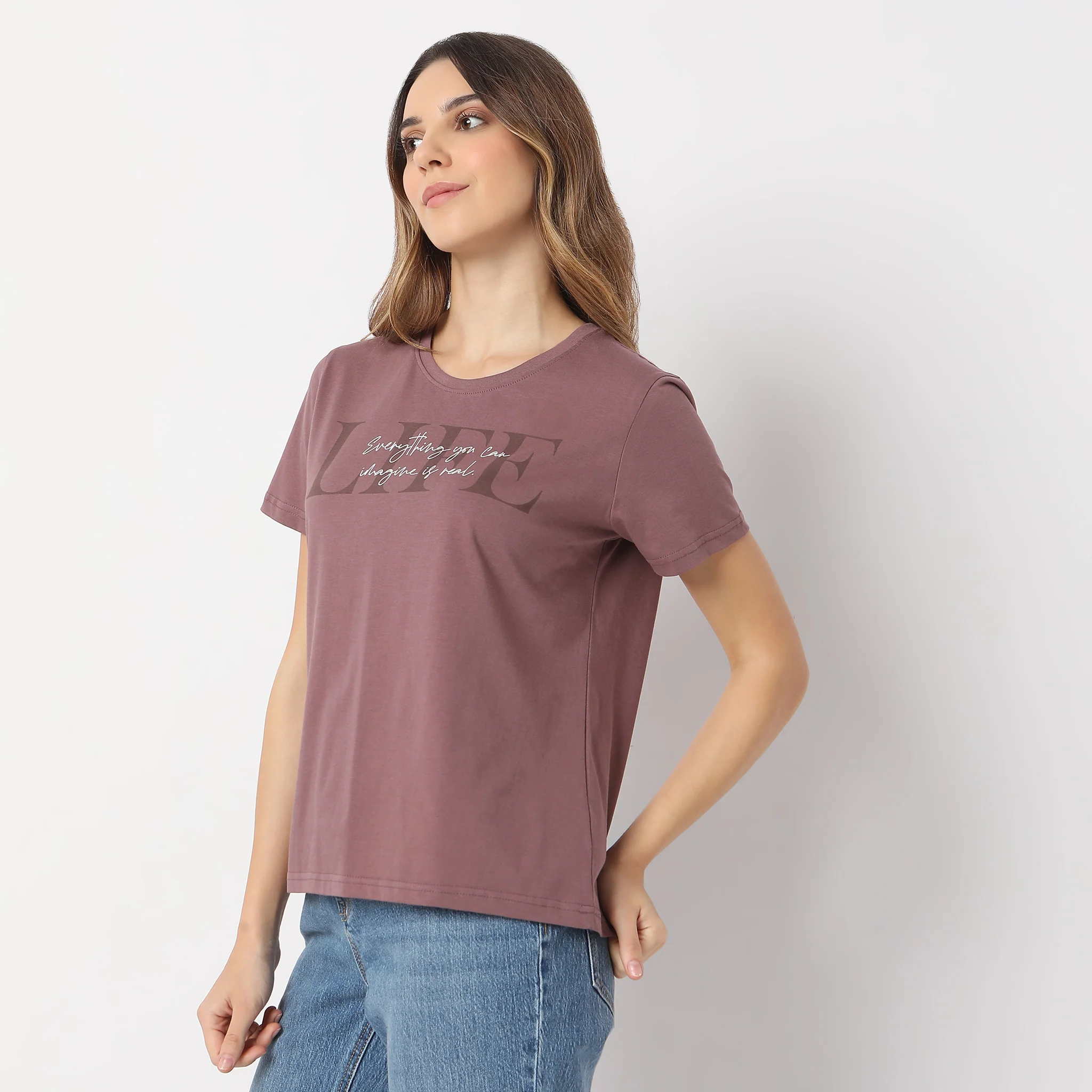 Graphic Short Sleeve Chest Print T-Shirt - Image 5