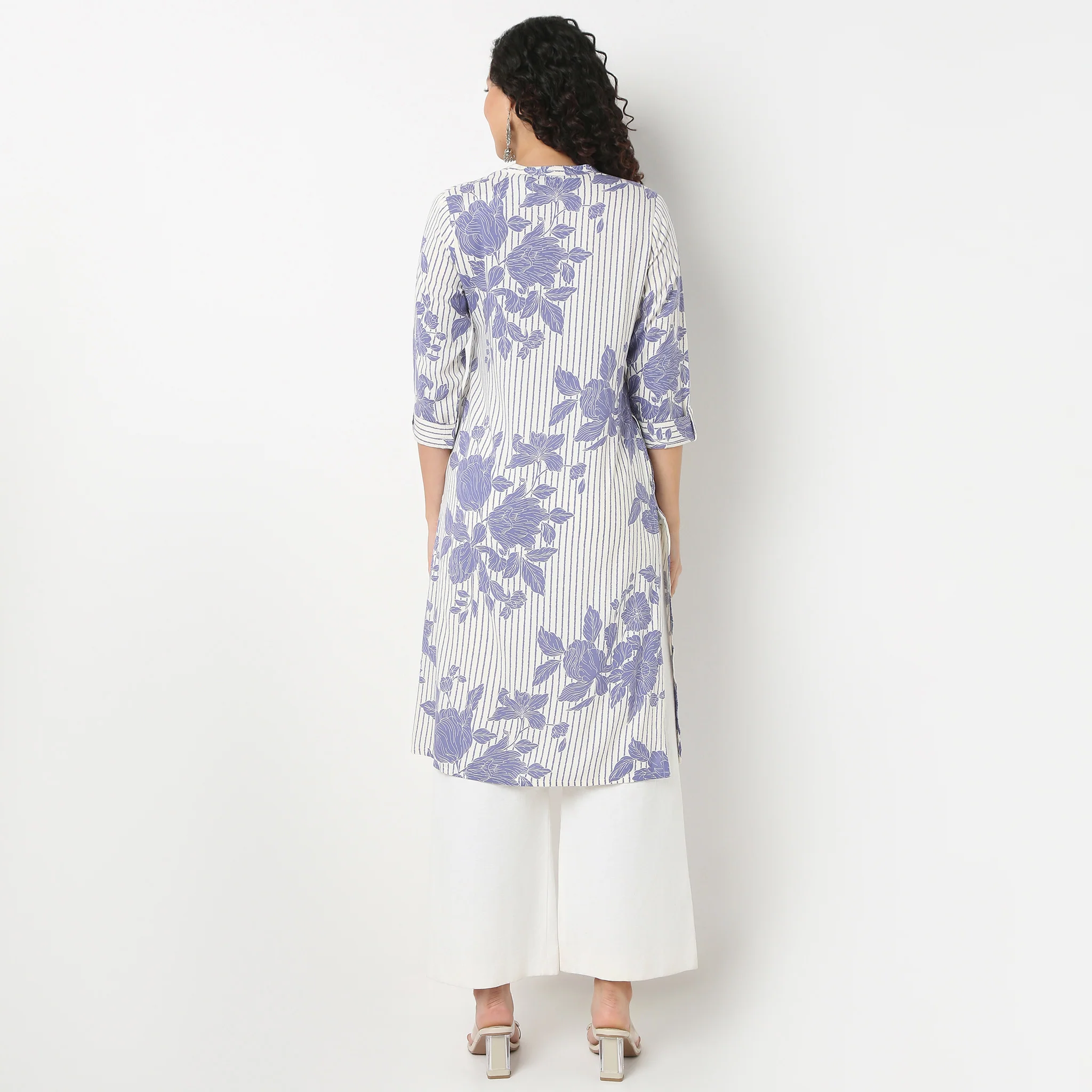 Half Placket Kurta-Rayon - Image 3