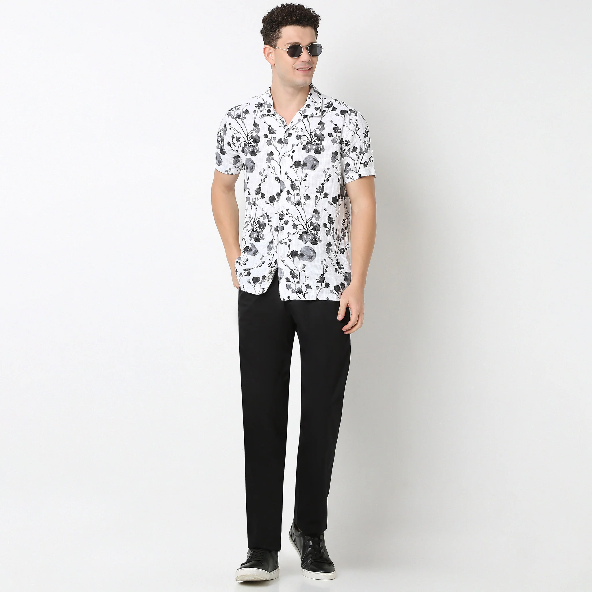 Half Sleeve Printed Retreat Shirt