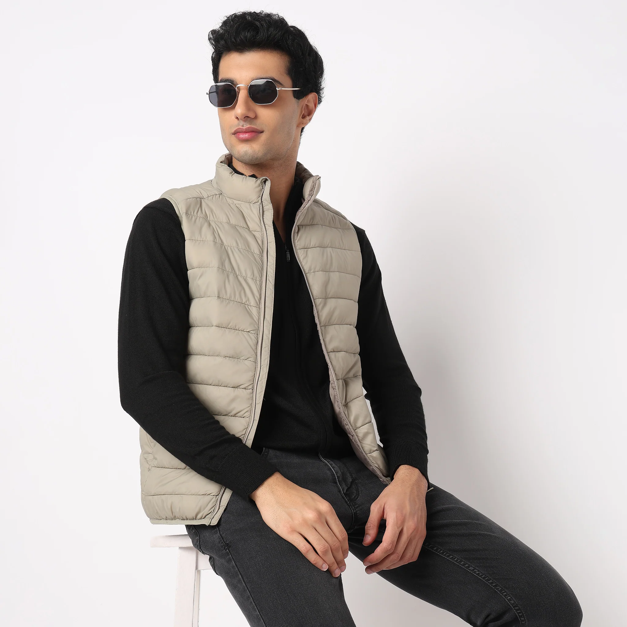 Heat-X Ultrapuff High Neck Sleeveless Gilet Jacket - Water Repellant Fabric with Zippered Hand Pockets - Image 13