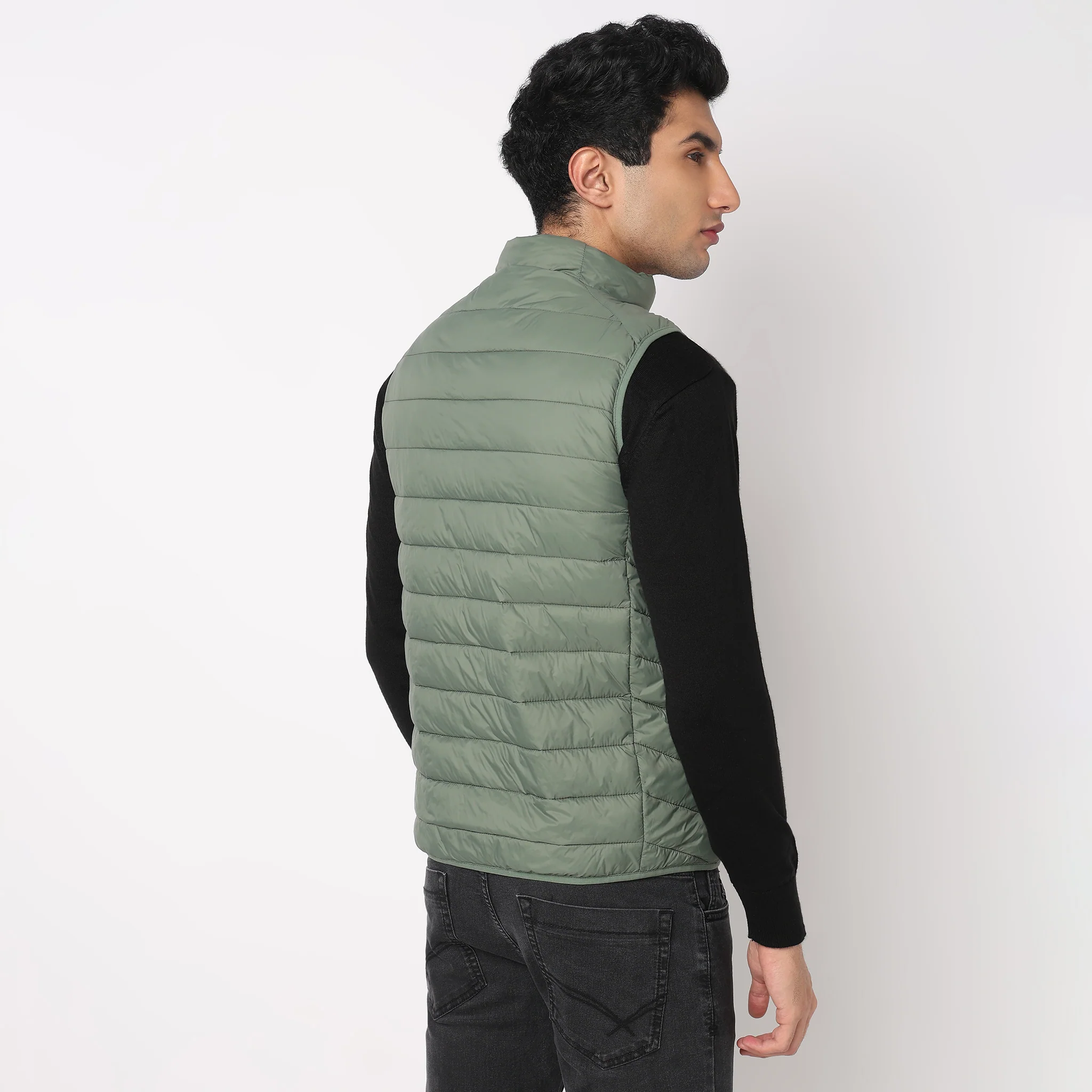 Heat-X Ultrapuff High Neck Sleeveless Gilet Jacket - Water Repellant Fabric with Zippered Hand Pockets - Image 21