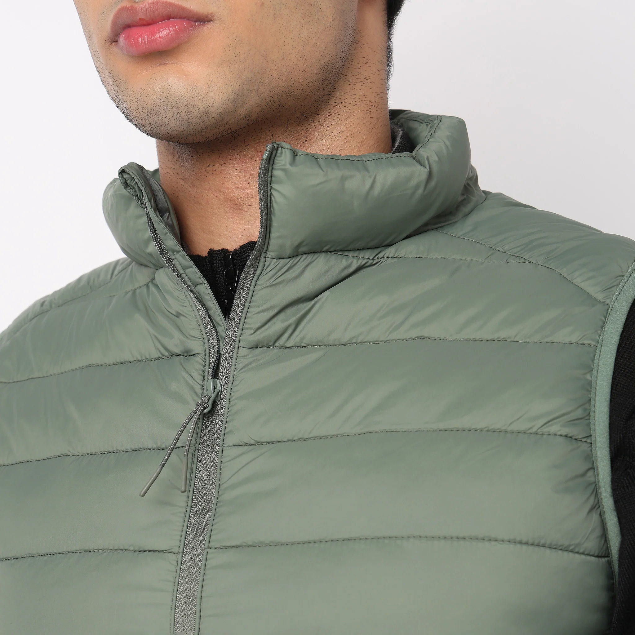 Heat-X Ultrapuff High Neck Sleeveless Gilet Jacket - Water Repellant Fabric with Zippered Hand Pockets - Image 25