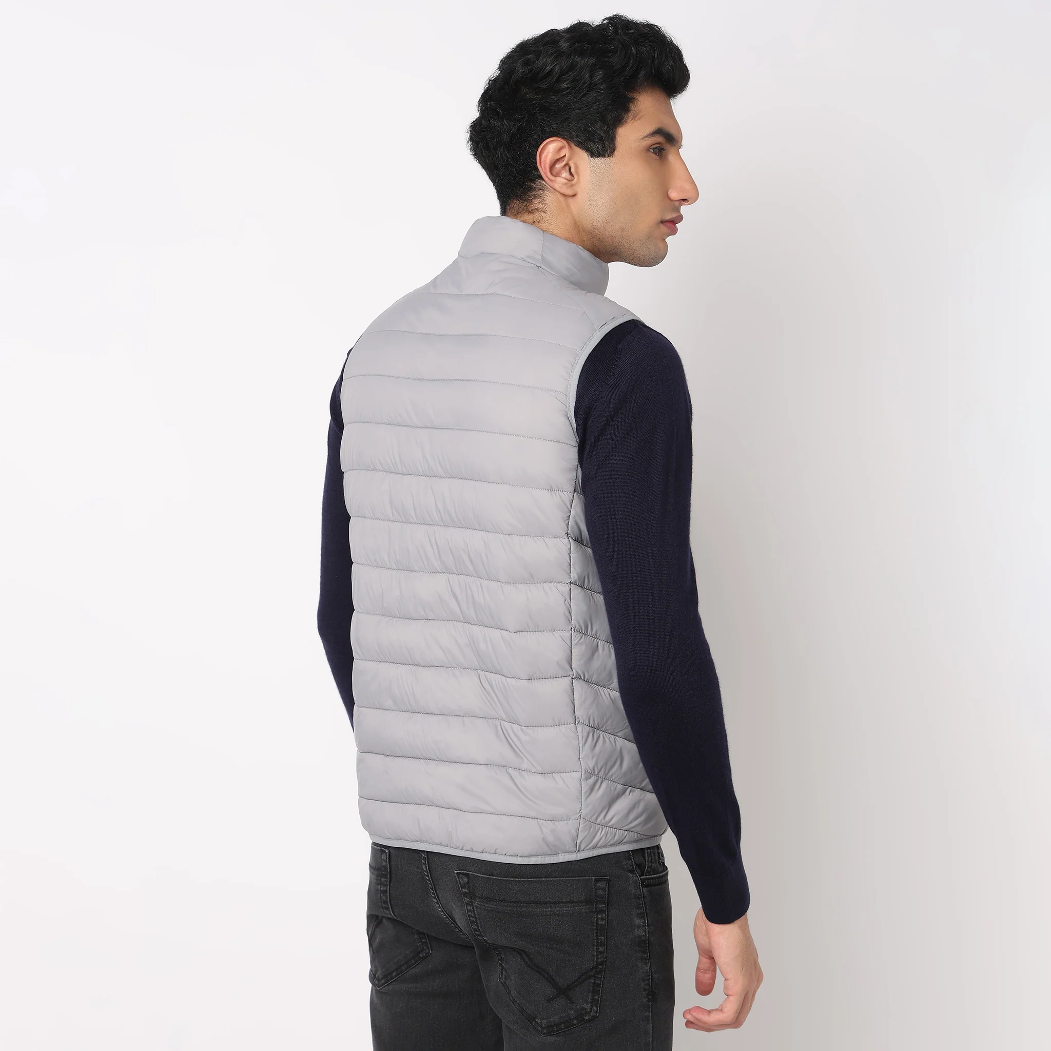 Heat-X Ultrapuff High Neck Sleeveless Gilet Jacket - Water Repellant Fabric with Zippered Hand Pockets - Image 3