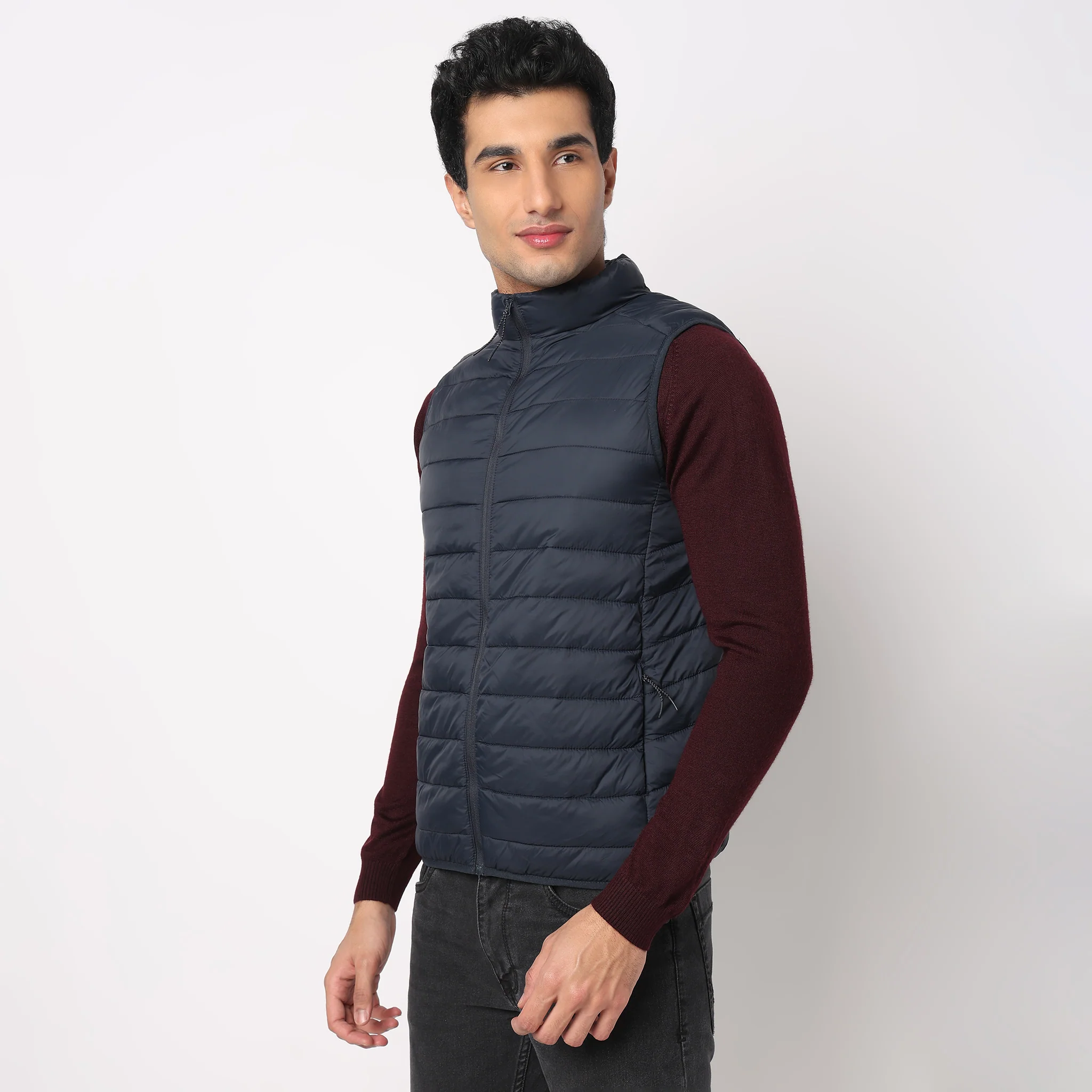 Heat-X Ultrapuff High Neck Sleeveless Gilet Jacket - Water Repellant Fabric with Zippered Hand Pockets - Image 31
