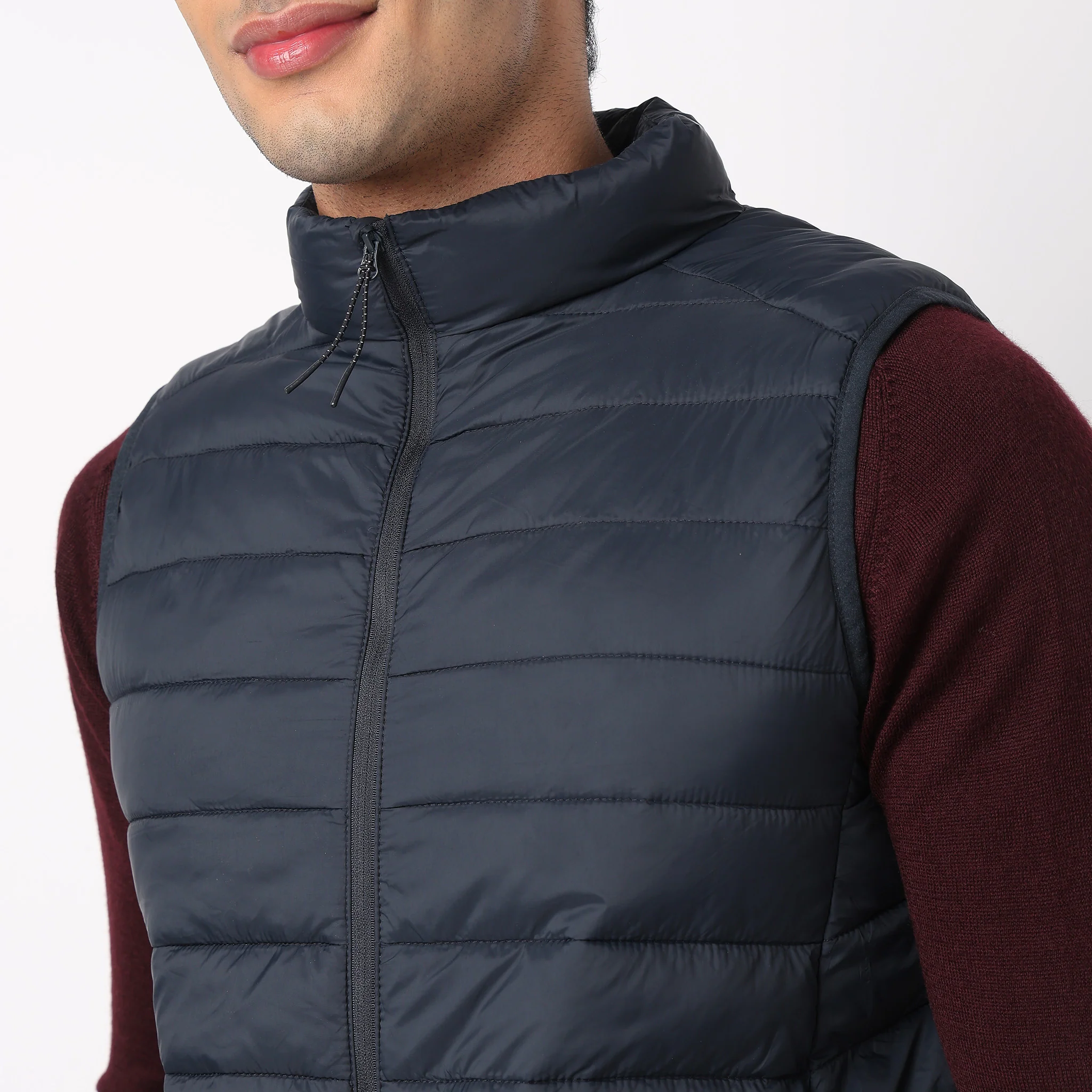 Heat-X Ultrapuff High Neck Sleeveless Gilet Jacket - Water Repellant Fabric with Zippered Hand Pockets - Image 34