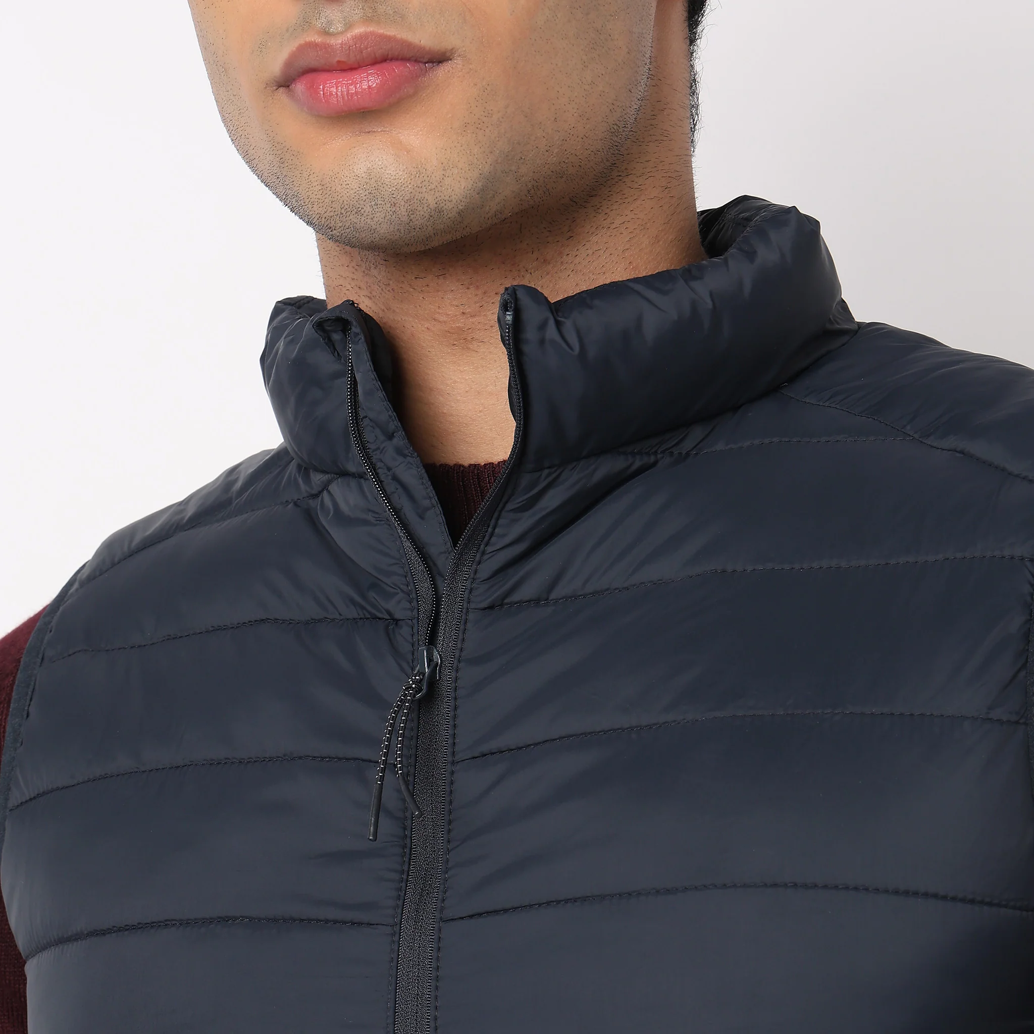 Heat-X Ultrapuff High Neck Sleeveless Gilet Jacket - Water Repellant Fabric with Zippered Hand Pockets - Image 35