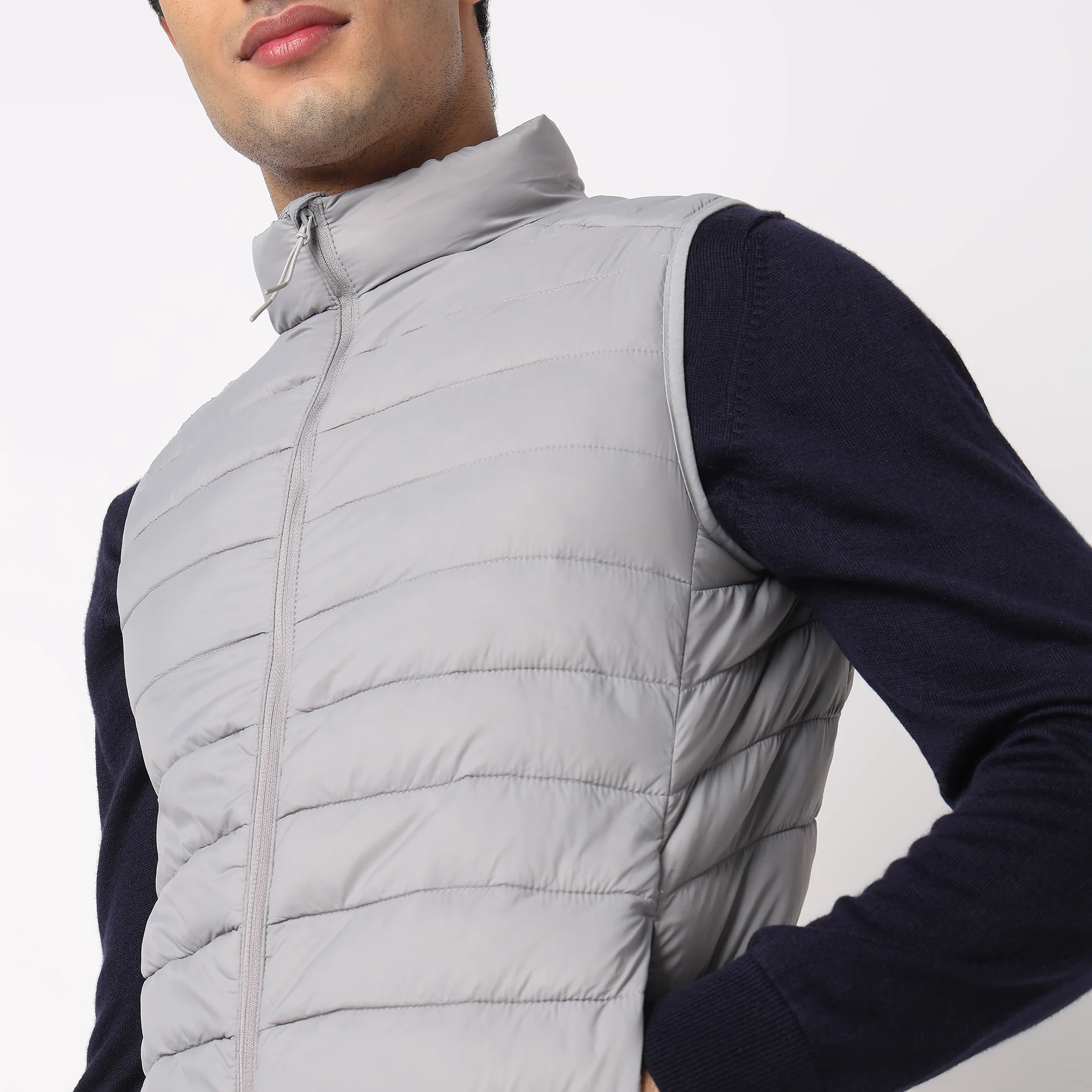 Heat-X Ultrapuff High Neck Sleeveless Gilet Jacket - Water Repellant Fabric with Zippered Hand Pockets - Image 6