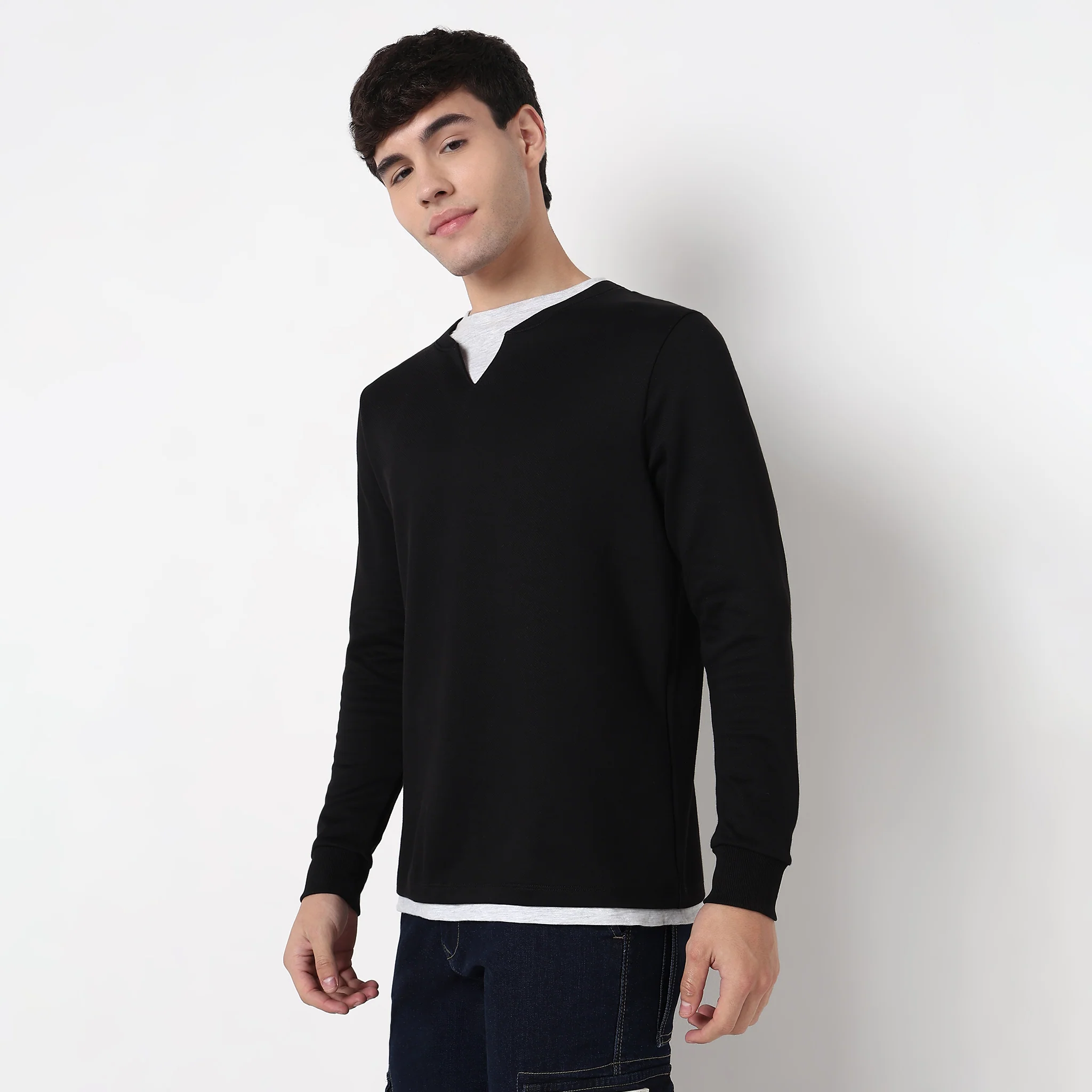 Henley Neck Varsitee T-Shirt - Image 15