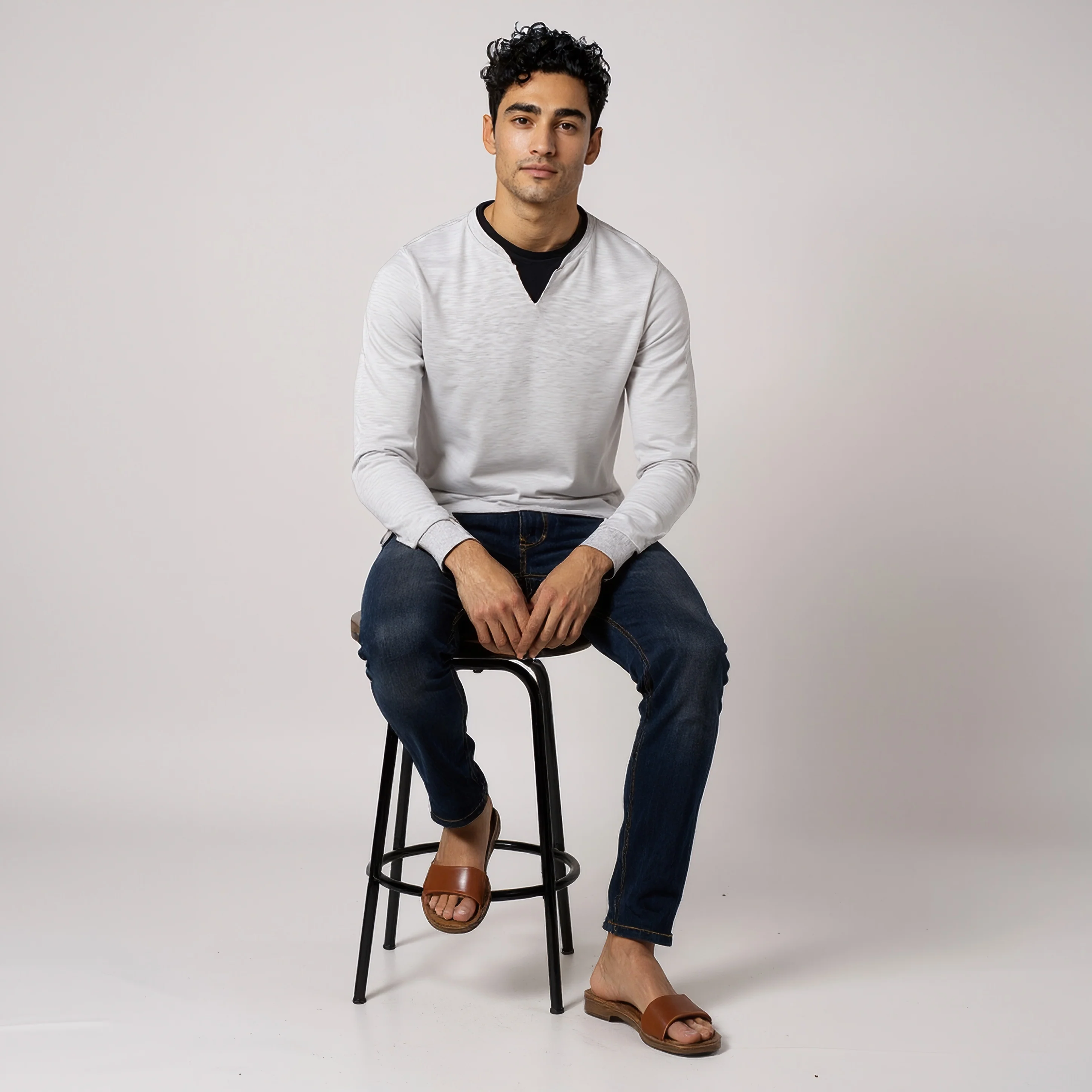 Henley Neck Varsitee T-Shirt - Image 20