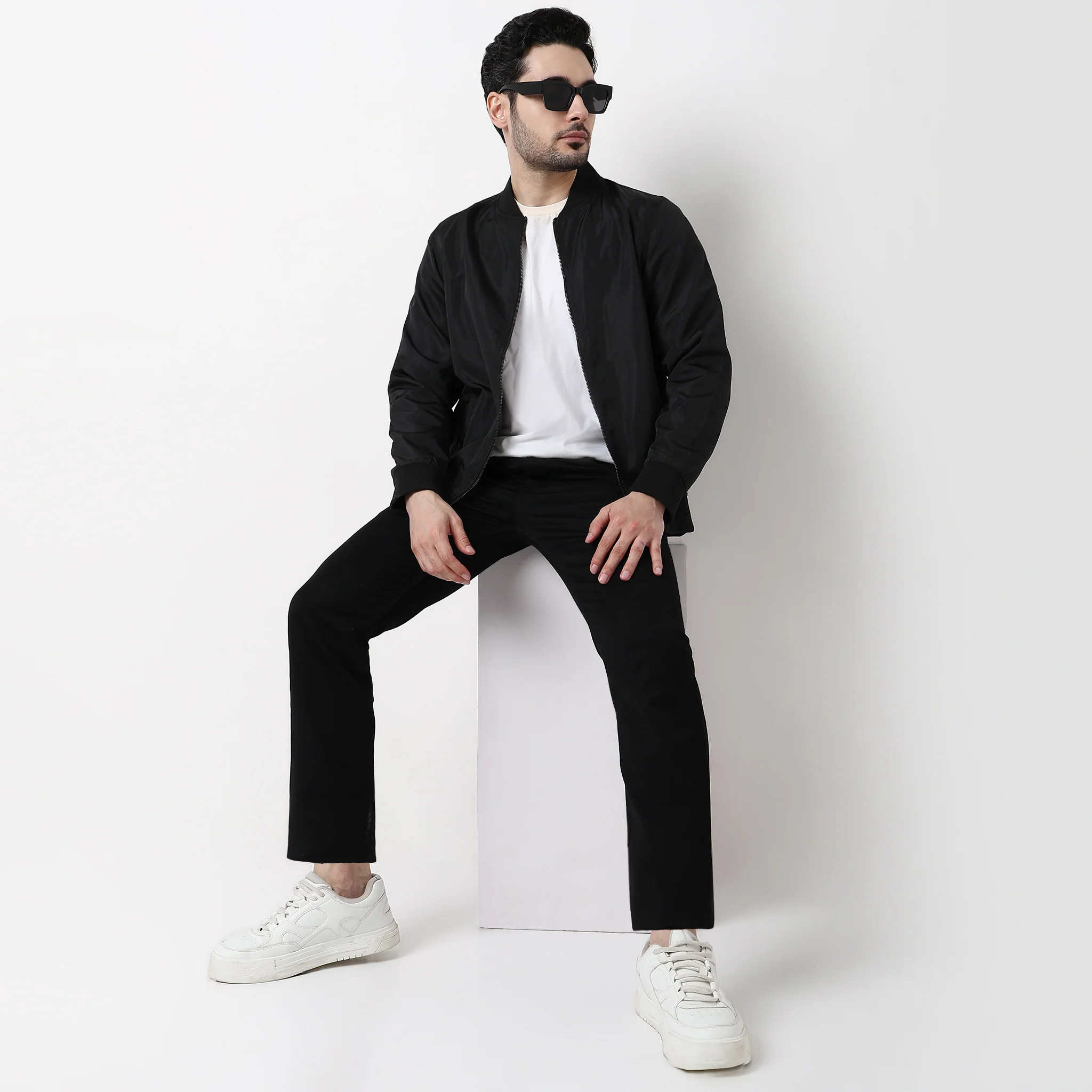 Henley Neck Jacket
