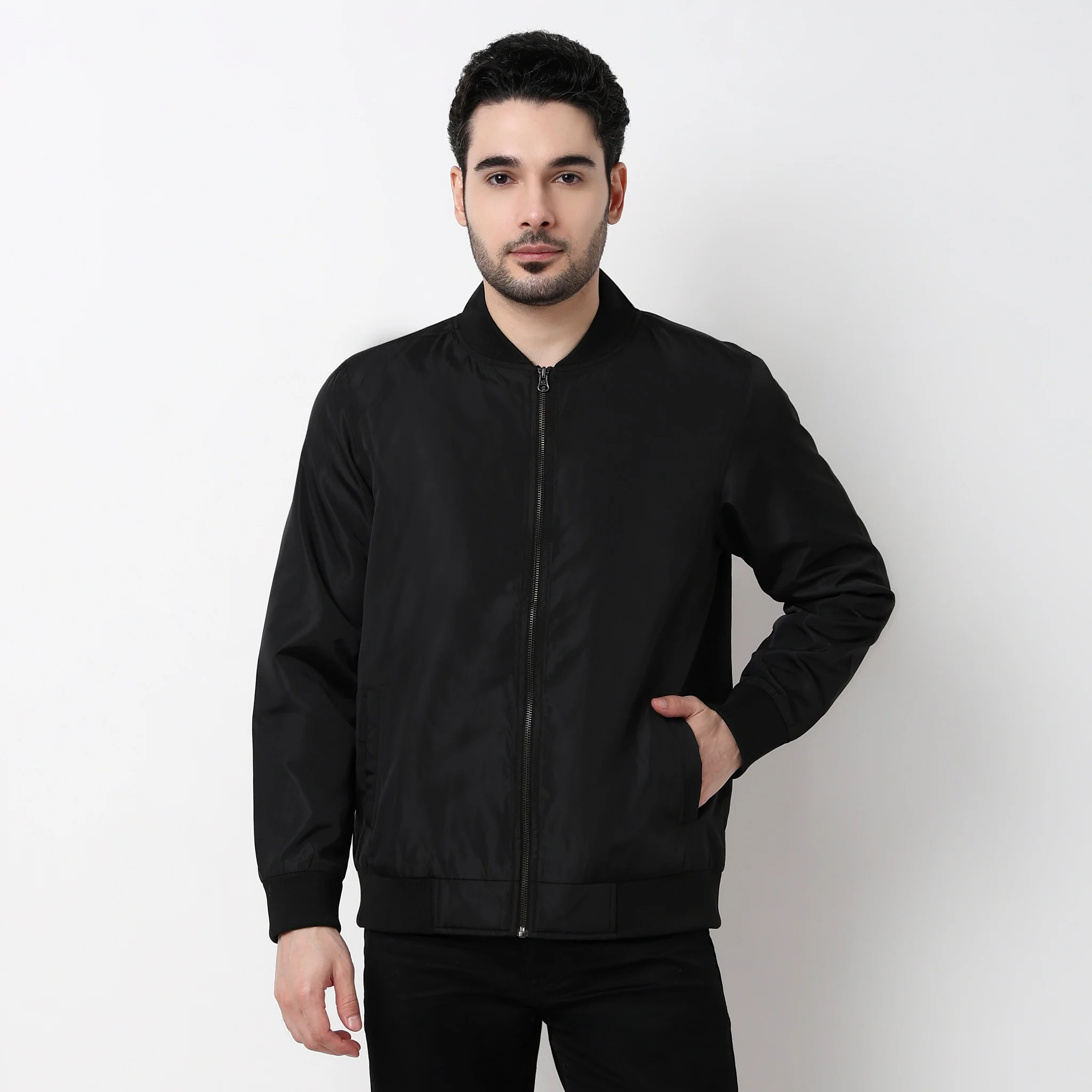 Henley Neck Jacket - Image 2