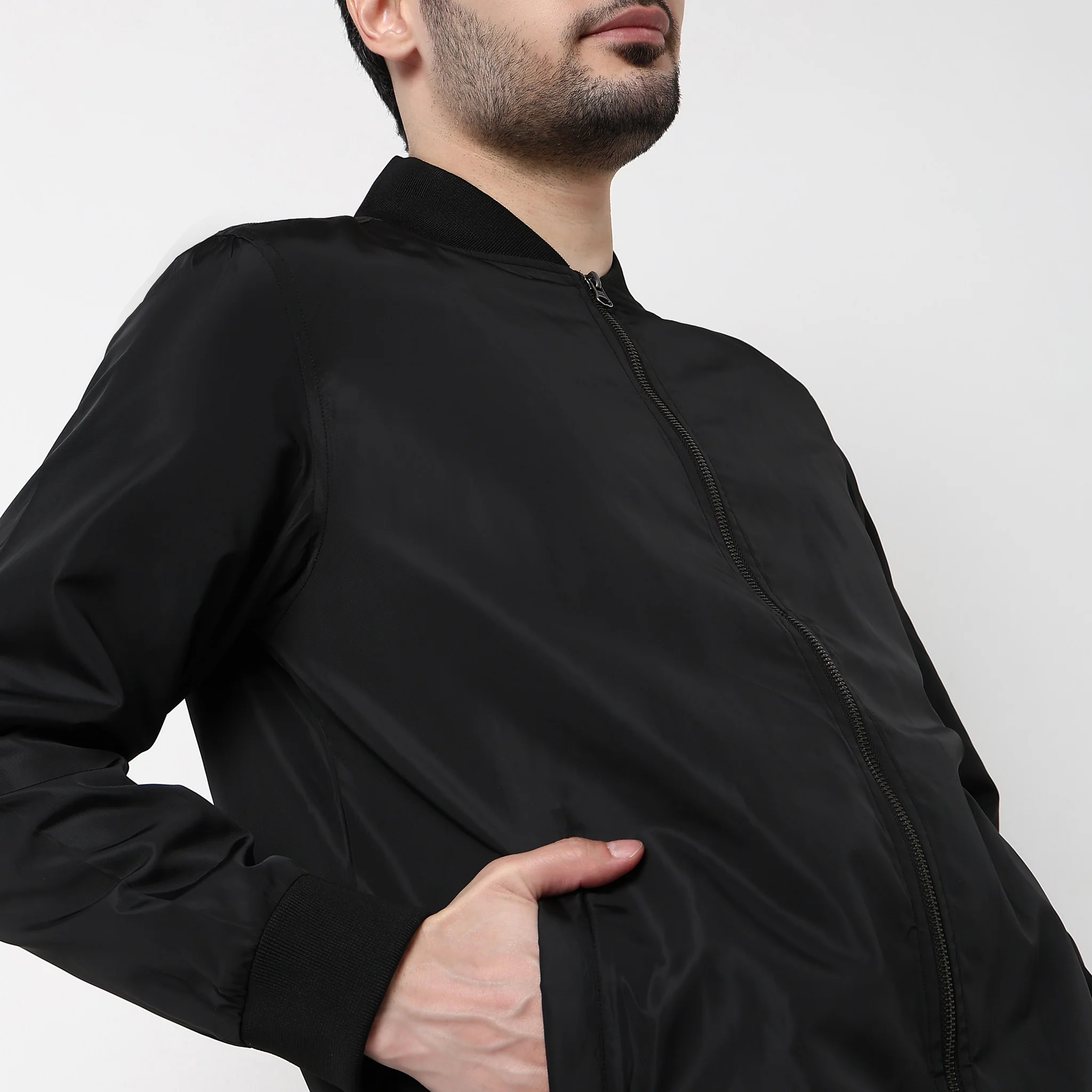 Henley Neck Jacket - Image 4