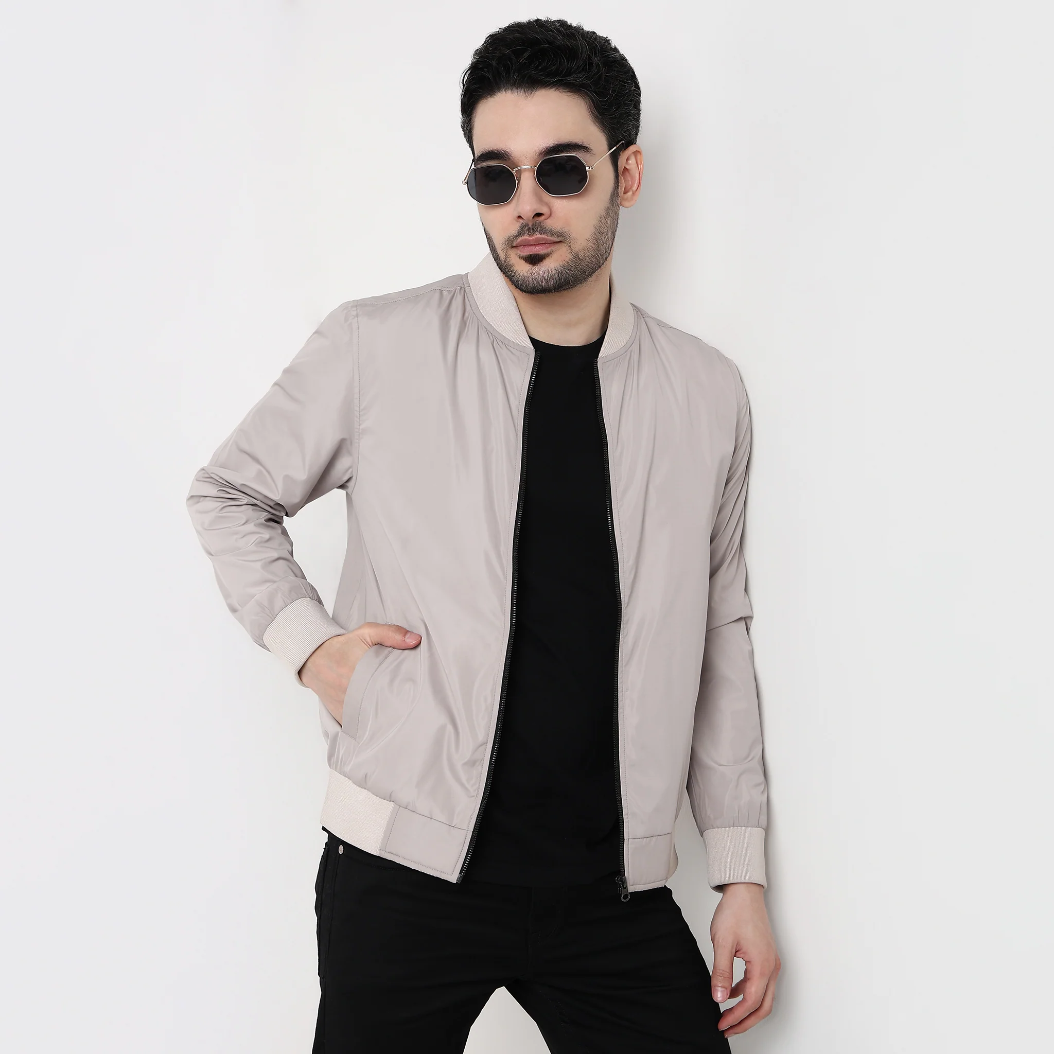 Henley Neck Jacket - Image 6