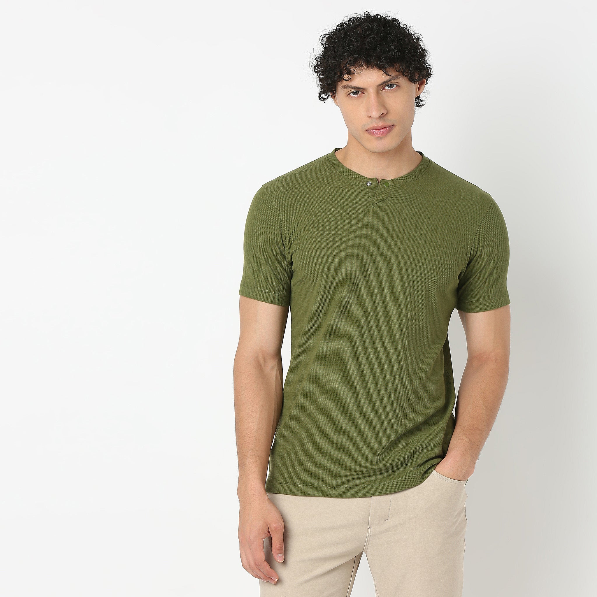 Lumberjackᵉˣ Henley Neck Micro Waffle Structure - Image 17
