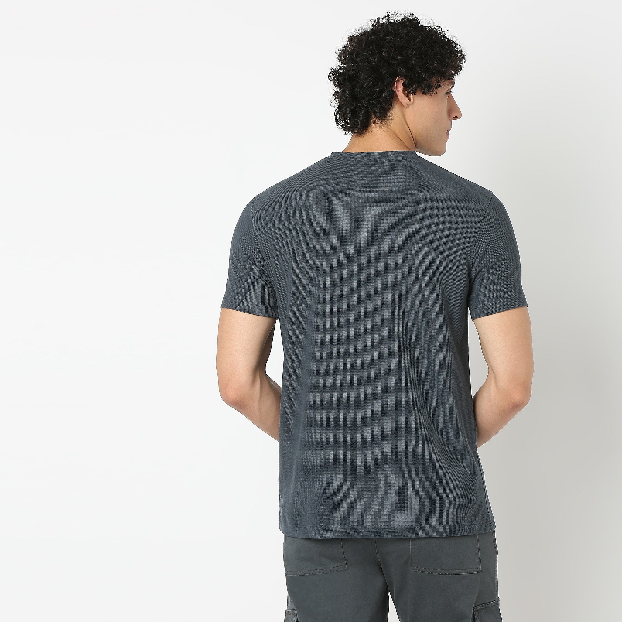 Lumberjackᵉˣ Henley Neck Micro Waffle Structure - Image 3